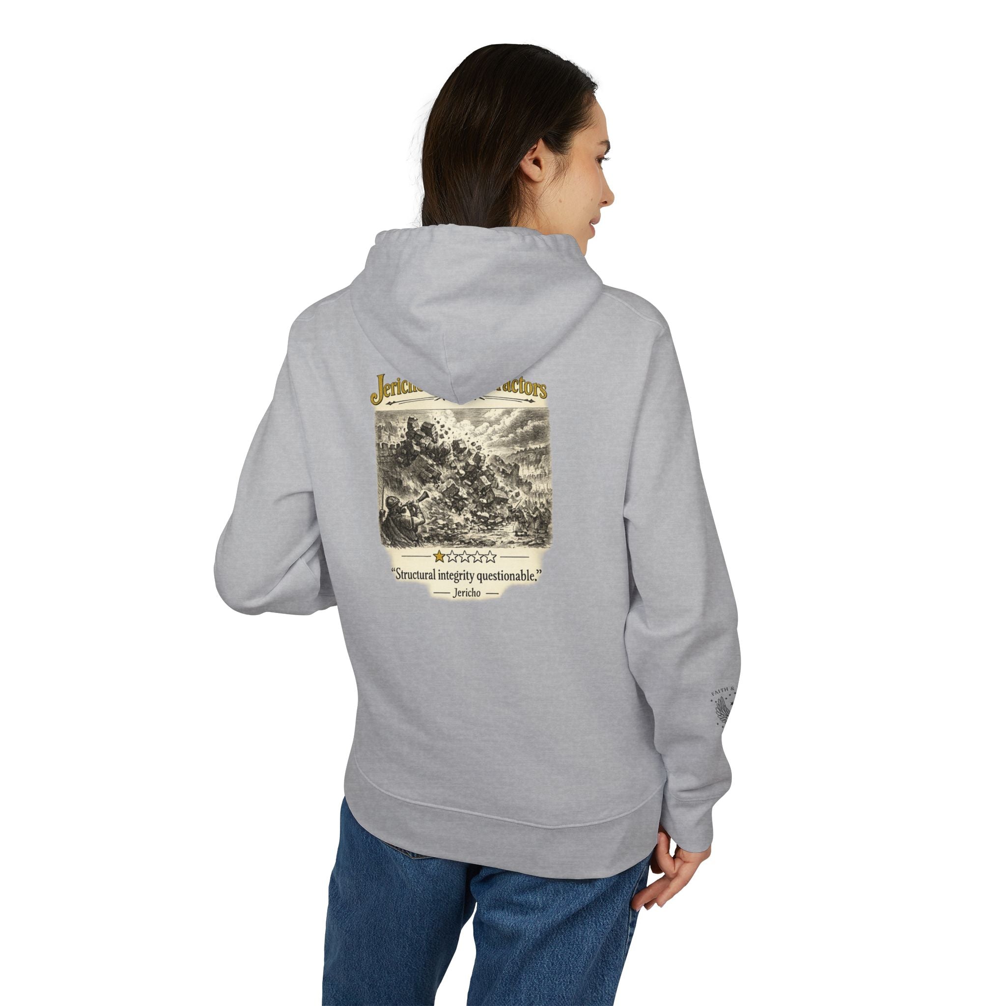 Vintage Mountain Graphic Hoodie — Jacob's Review "Sincere Integrity Questionable" Crew