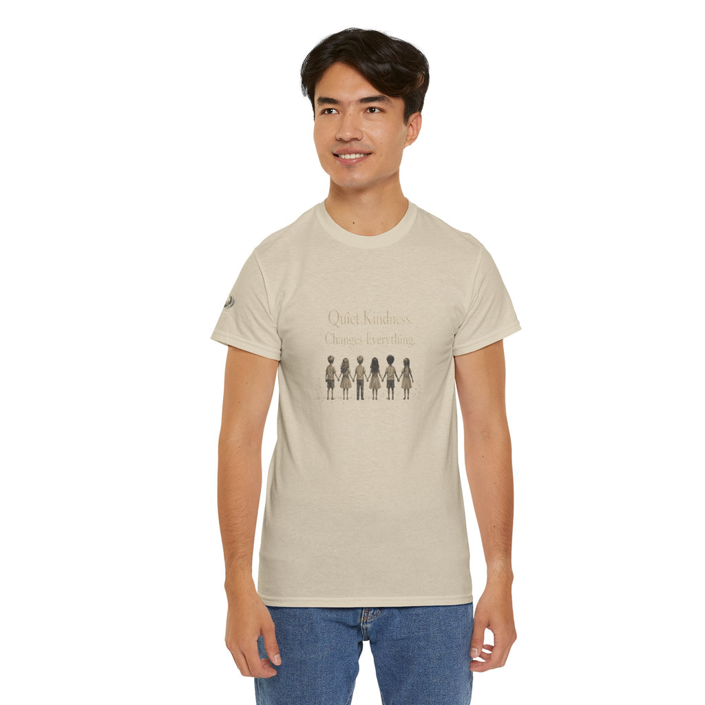 Kindness Graphic Tee – “Quiet Kindness Changes Everything” Inspirational T-Shirt