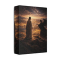 The Kingdom Test Canvas — Christ in the Wilderness Wall Art | Christian Faith Decor