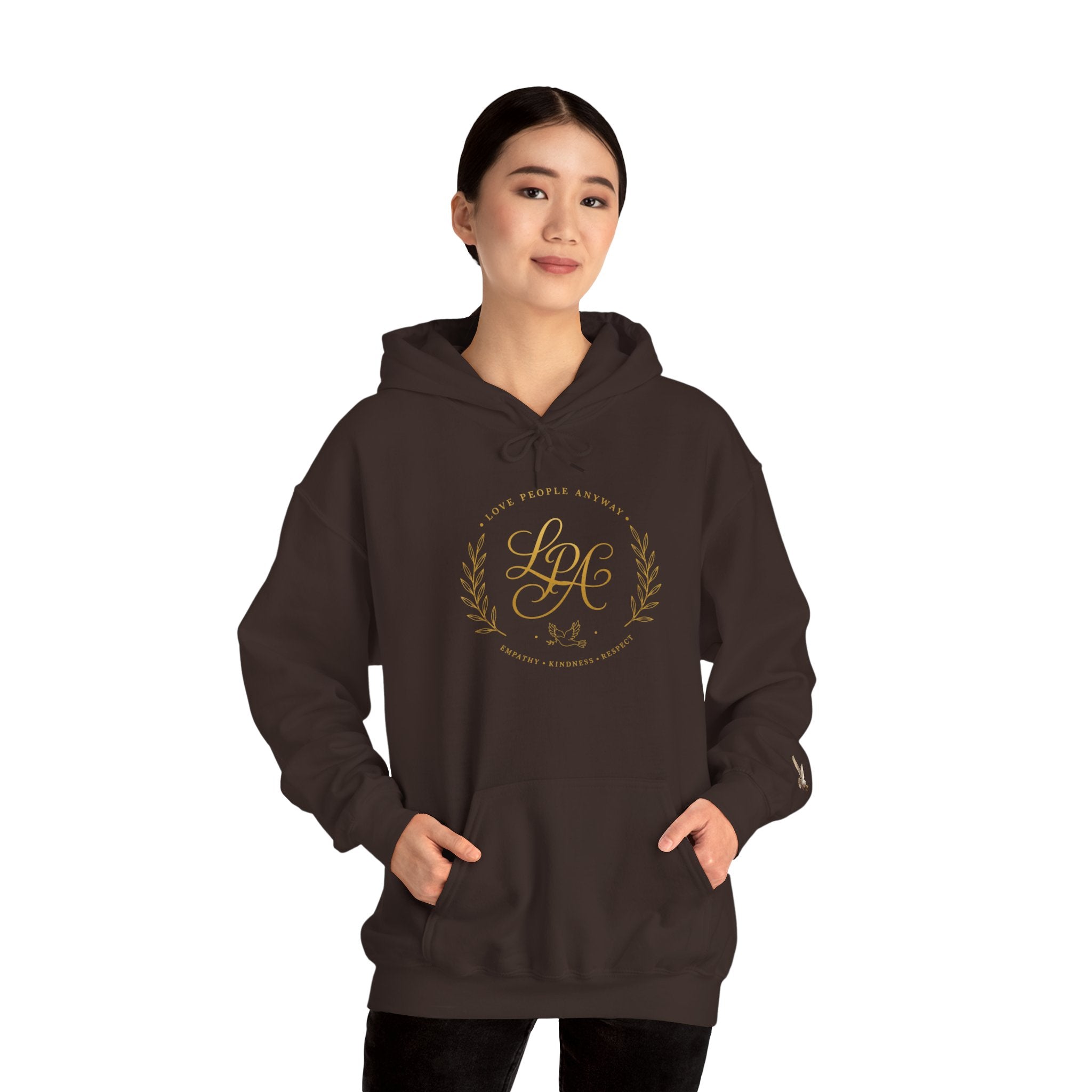 Love People Anyway Hoodie | Inspirational Christian Hooded Sweatshirt | Faith Freedom Creations