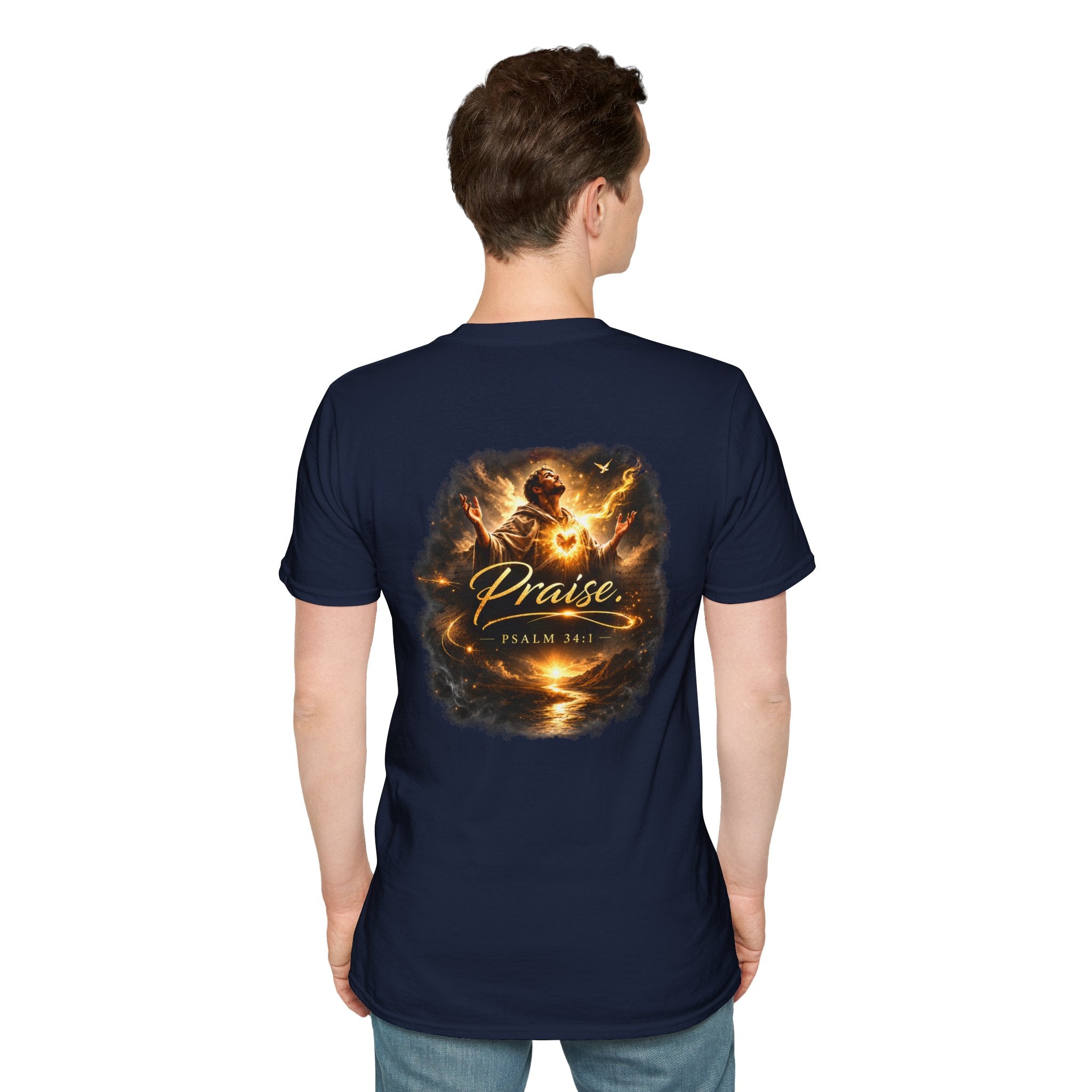 Dove of Peace Pocket T-Shirt | Pray Love Remember Christian Tee | Faith Freedom Creations