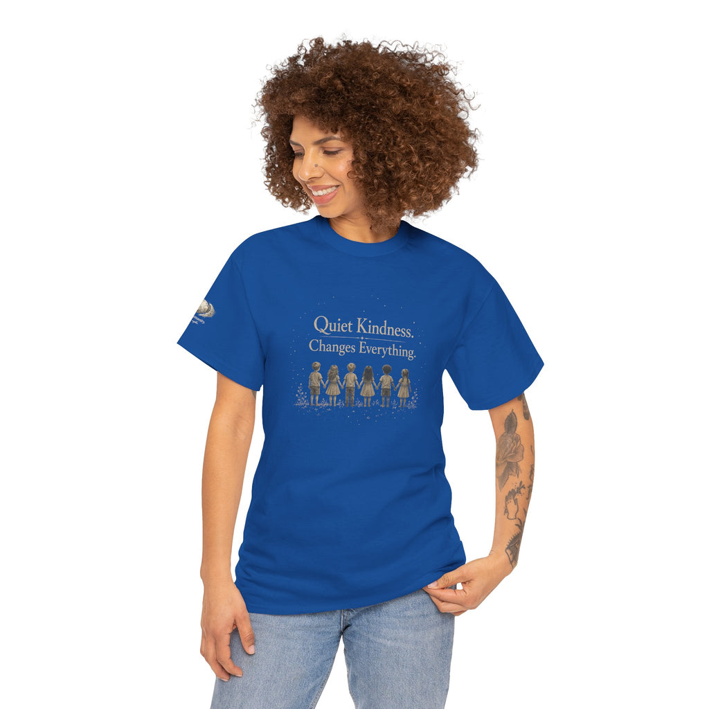 Kindness Graphic Tee – “Quiet Kindness Changes Everything” Inspirational T-Shirt