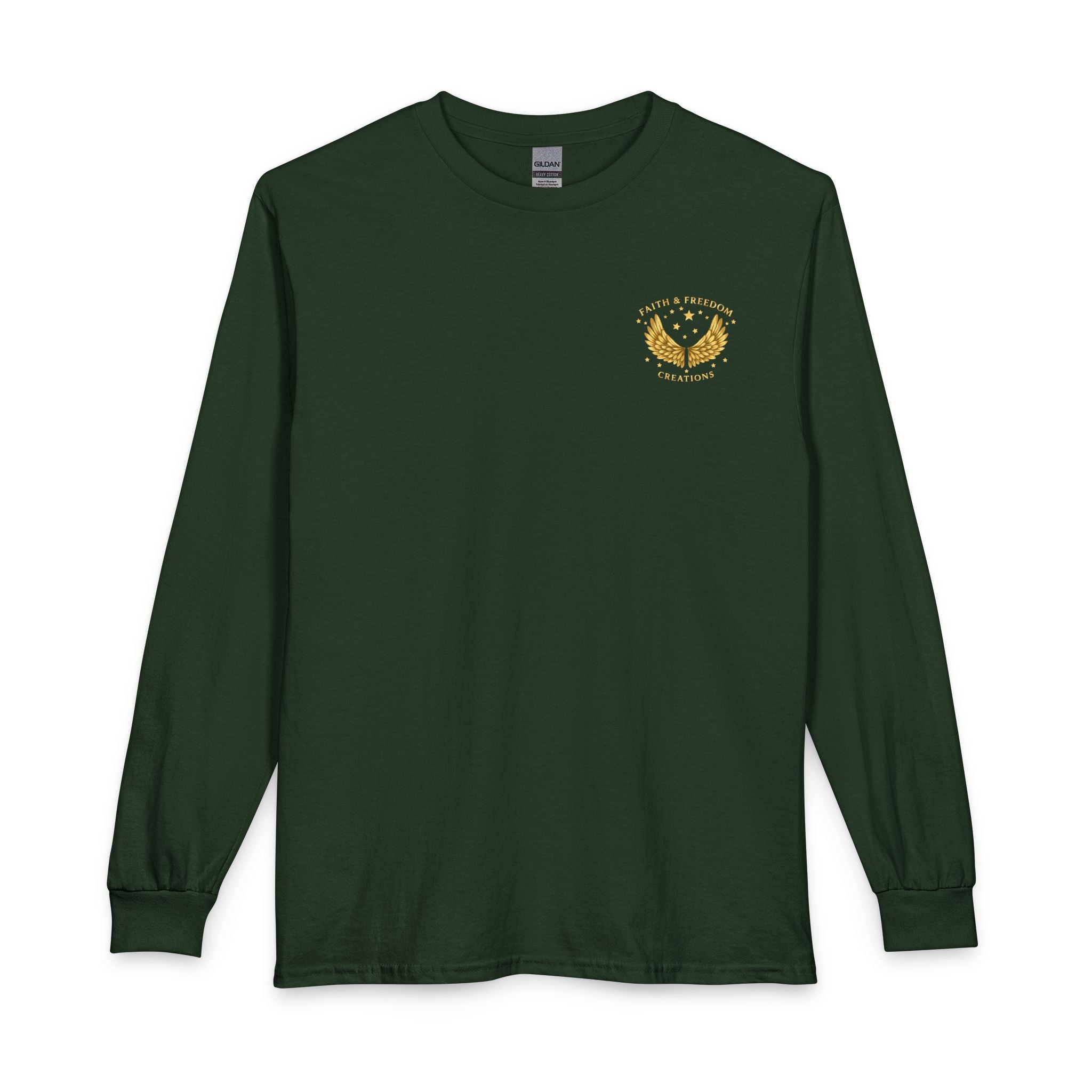 Abraham – Long Sleeve Tee | “Trusted the Promise” Faith Graphic – Five-Star Faith Series