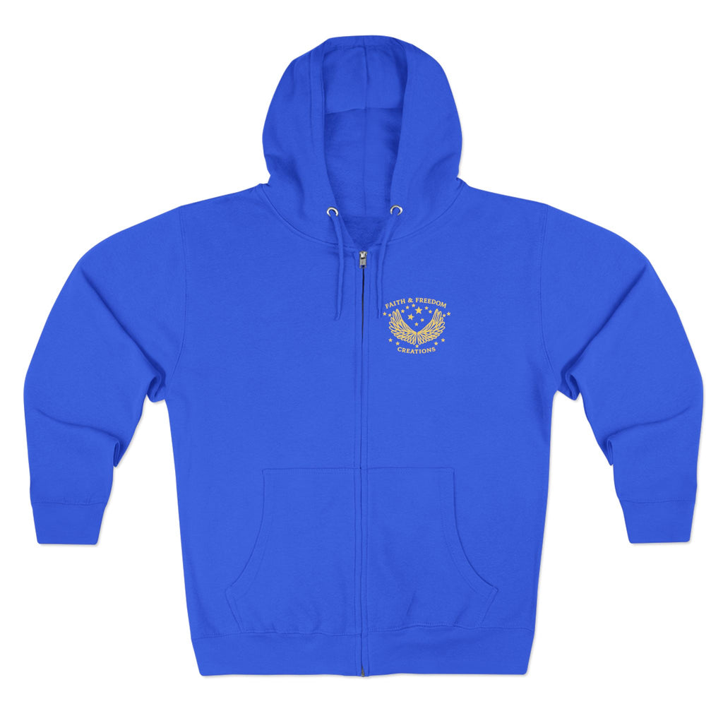 Tower of Babel – Zip Hoodie | “Communication Issues” Vintage Graphic – Five-Star Faith Series