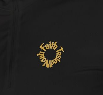 Noah “Faith Tested” – Quarter-Zip Pullover | Sunset Silhouette Faith Graphic