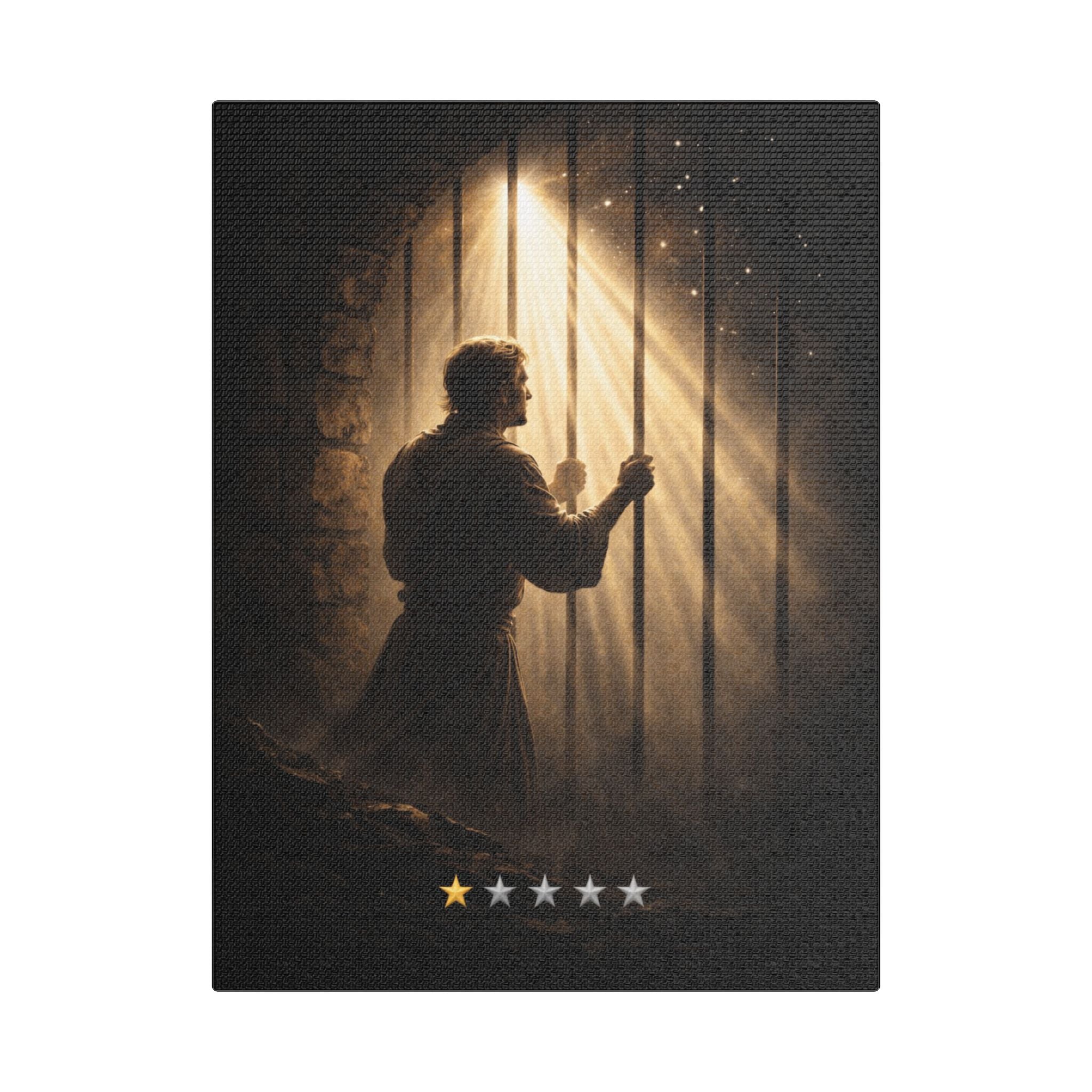 John in Prison Canvas — Biblical Wall Art