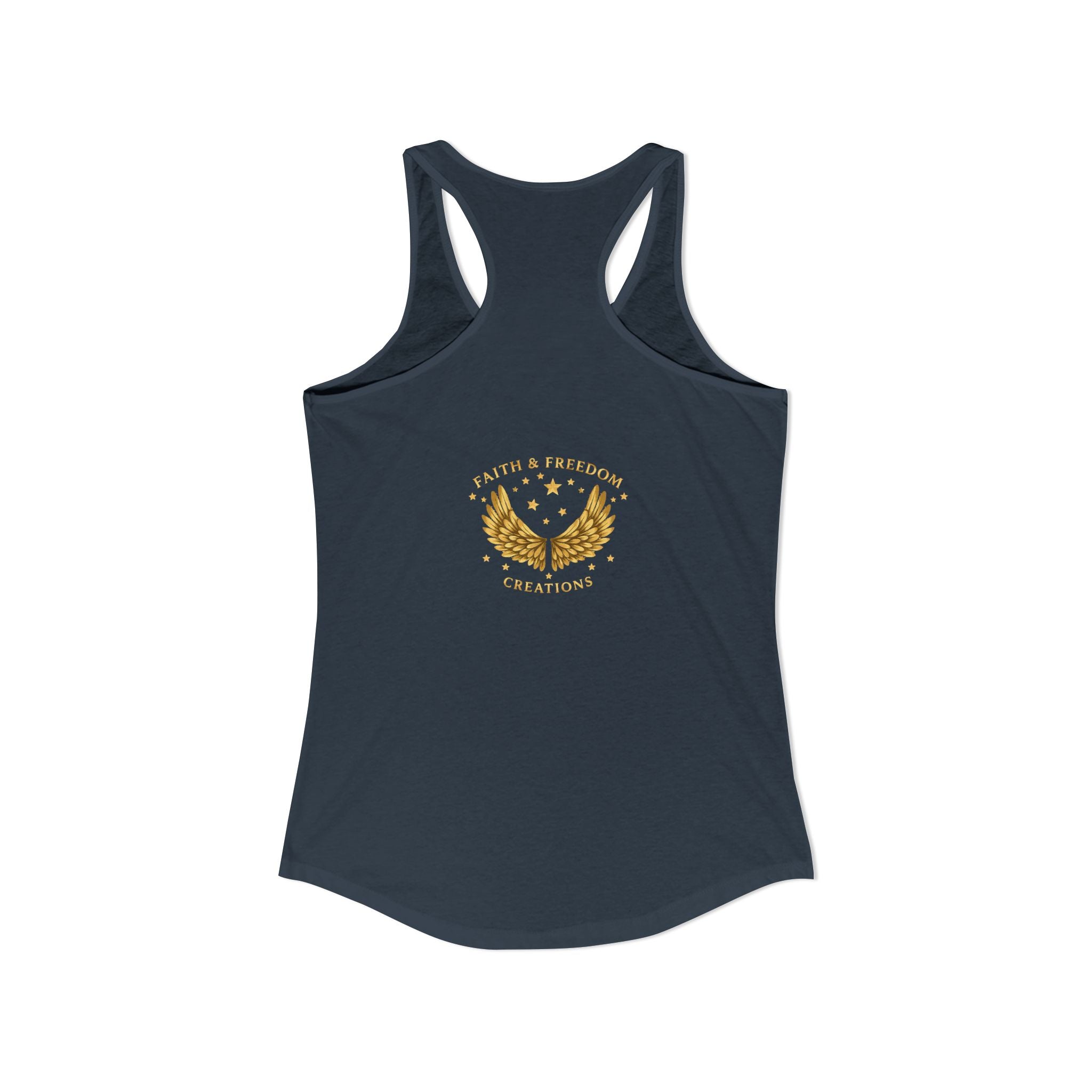 Cherish Loyalty – Women’s Racerback Tank | Inspirational Faith Graphic