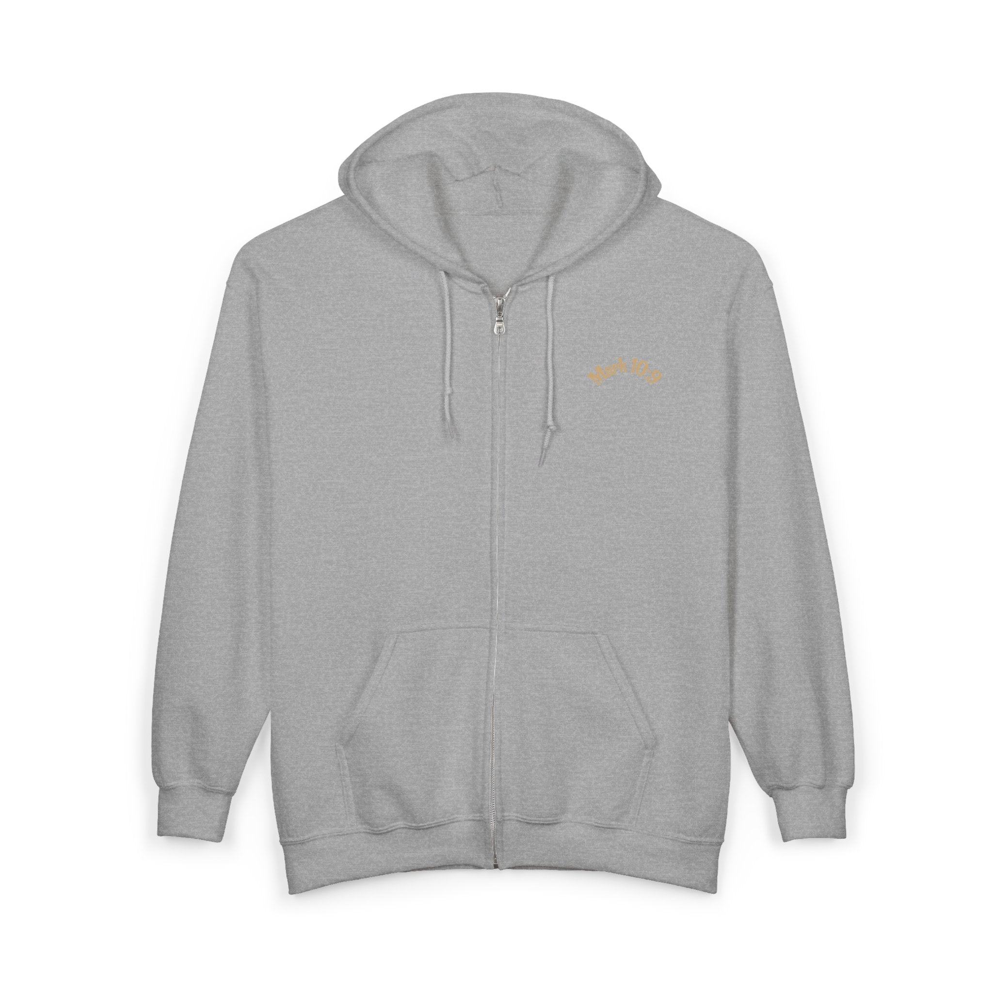 Hold My Hand and Together – Inspirational Prayer Hands Zip Hoodie | Faith Inspired Christian Hoodie
