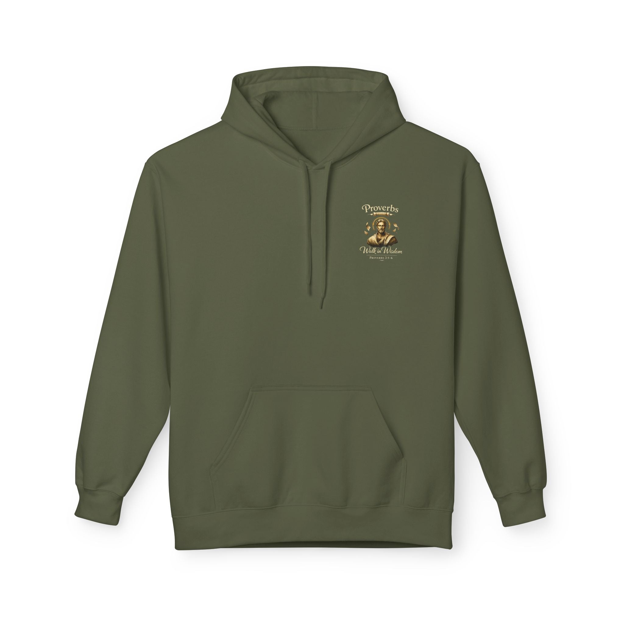 Proverbs “Trust in the Lord” Hoodie – Christian Scripture Pullover | Proverbs 3:5 Faith Sweatshirt