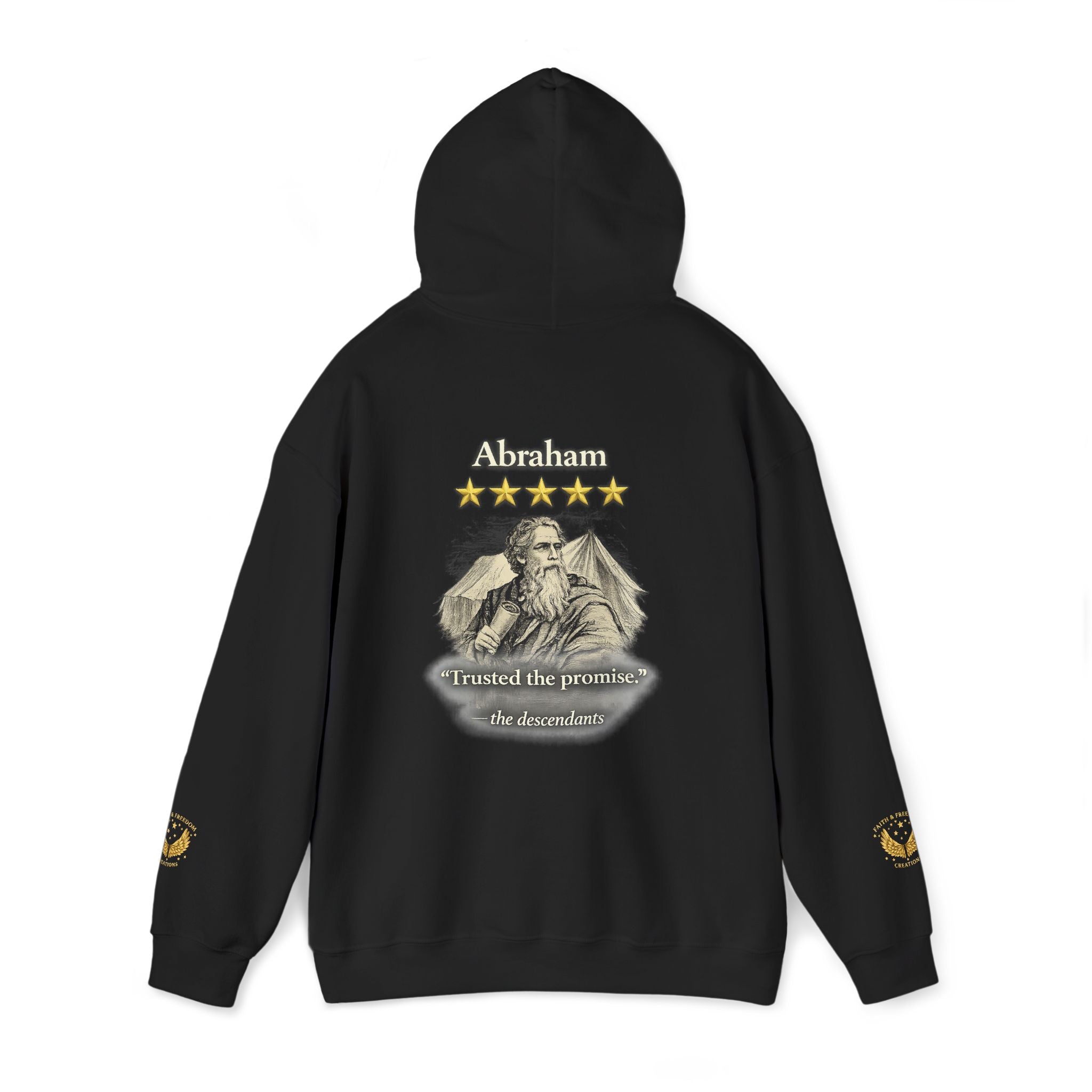 Abraham Patriarch Hoodie - I Trusted the Promise Five-Star Faith Series