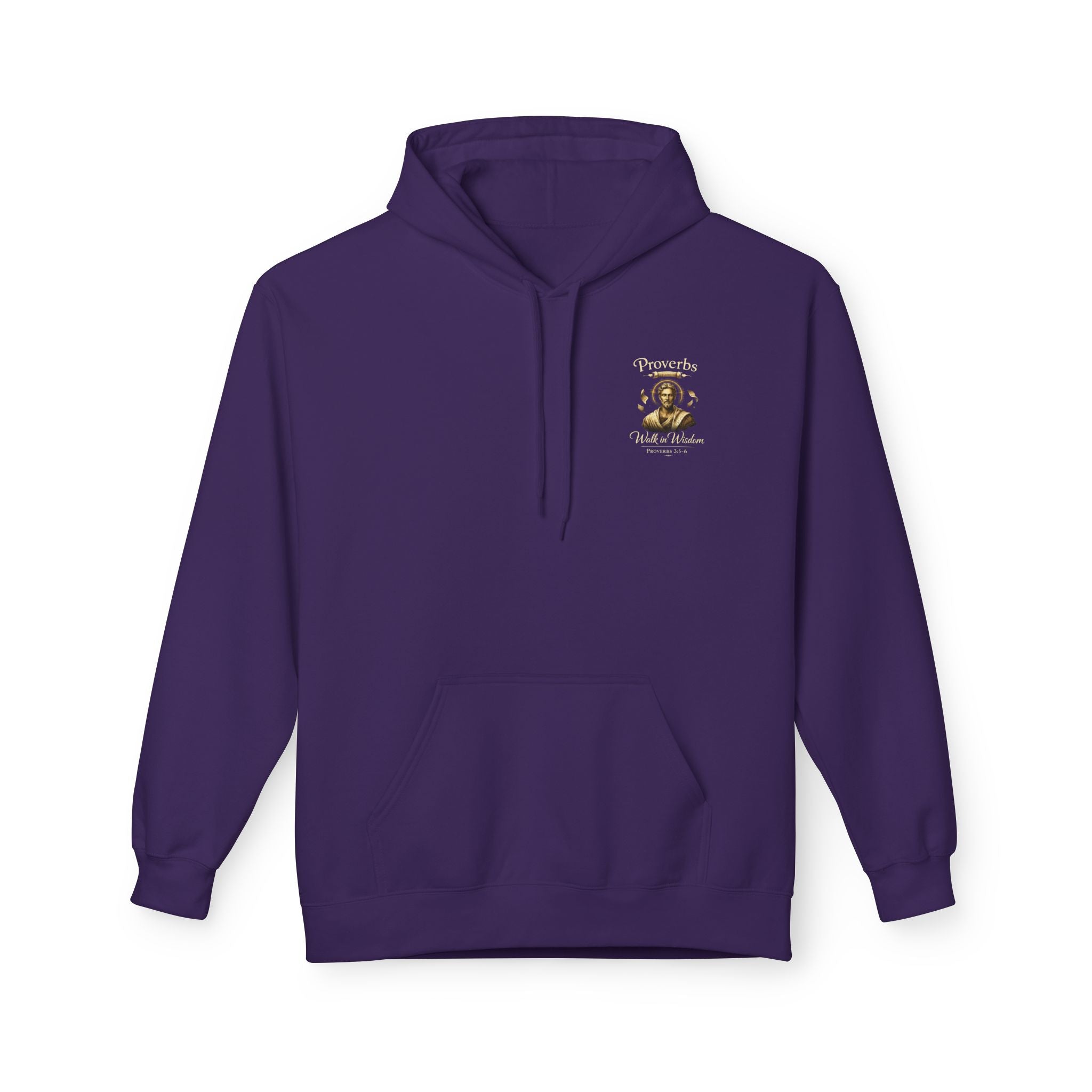 Proverbs “Trust in the Lord” Hoodie – Christian Scripture Pullover | Proverbs 3:5 Faith Sweatshirt