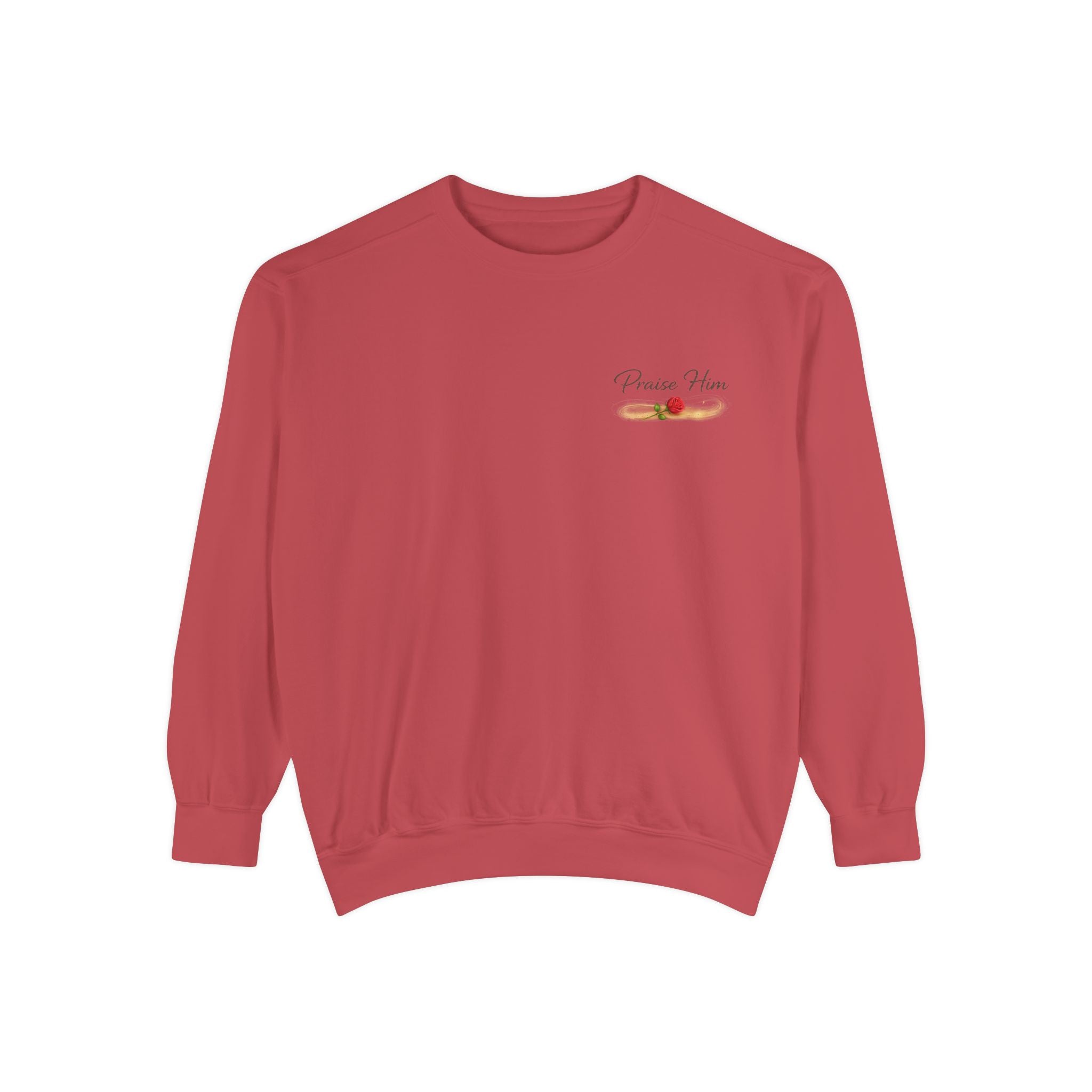Psalm 34:1 Crewneck Sweatshirt | Inspirational Christian Graphic Sweatshirt | Faith Apparel