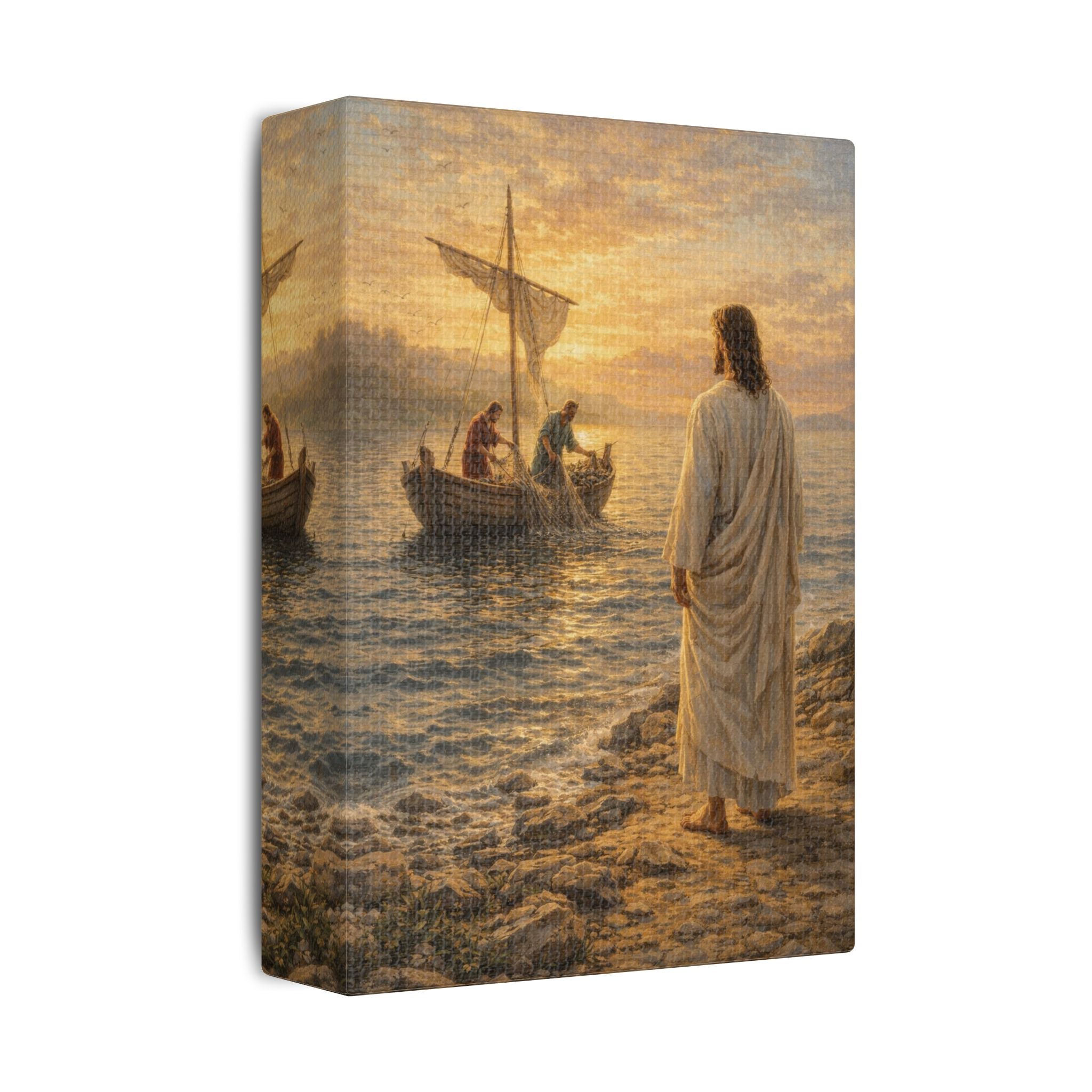 Come Follow Me – Religious Christ Wall Art Canvas Print