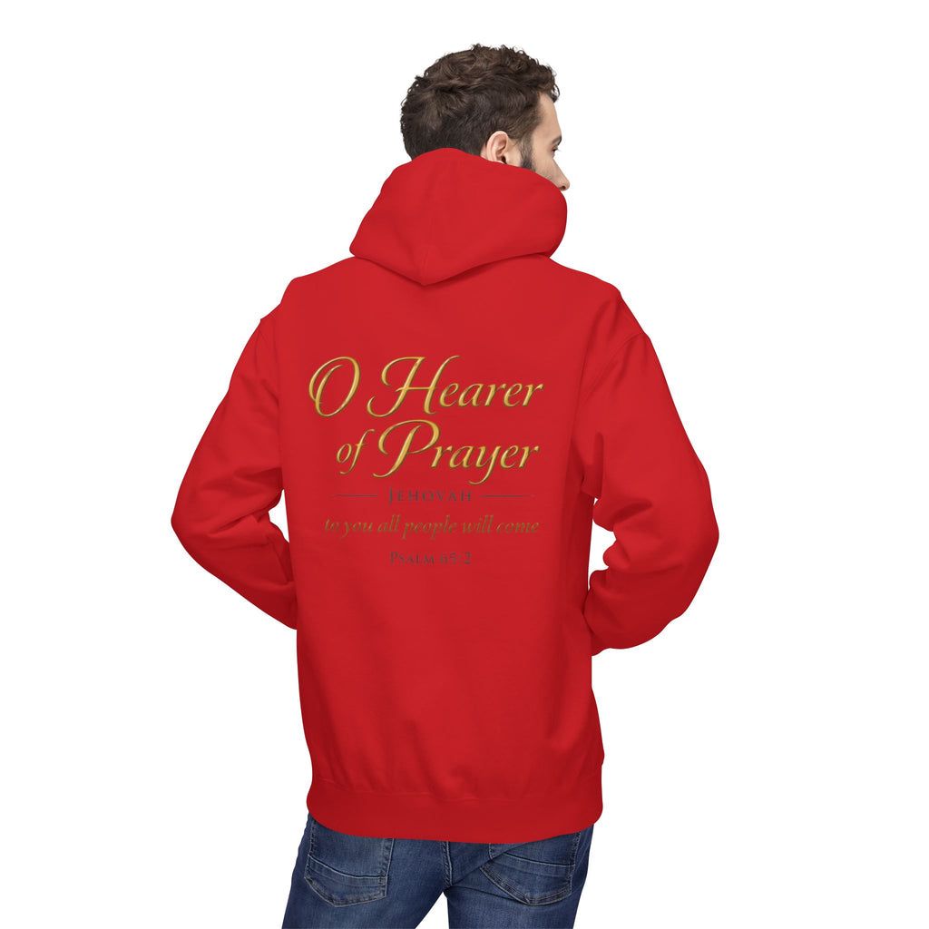 Prayer Hoodie – “O Hearer of Prayer” Psalm 65:2 Christian Pullover | Faith & Freedom Creations