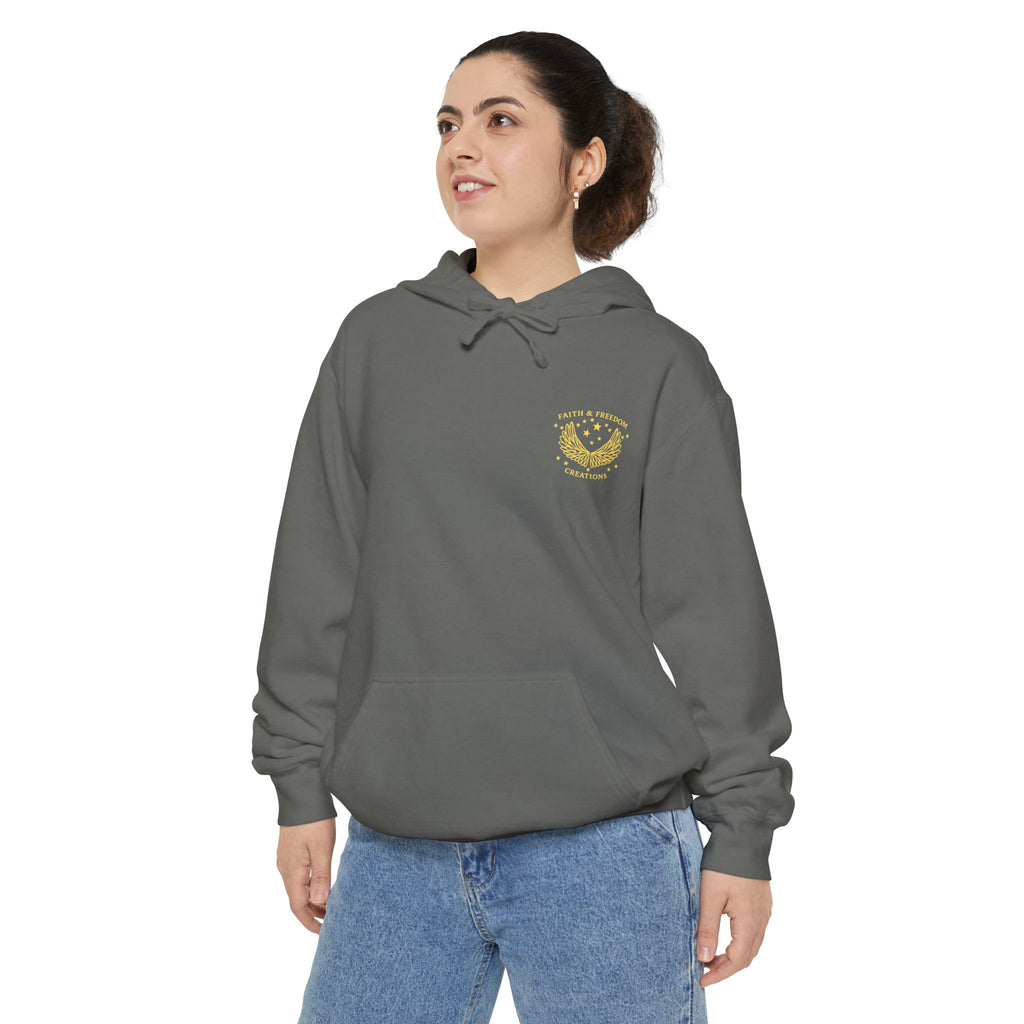 Manna Catering Co. – Hoodie | “Manna Review” Vintage Graphic – Five-Star Faith Series