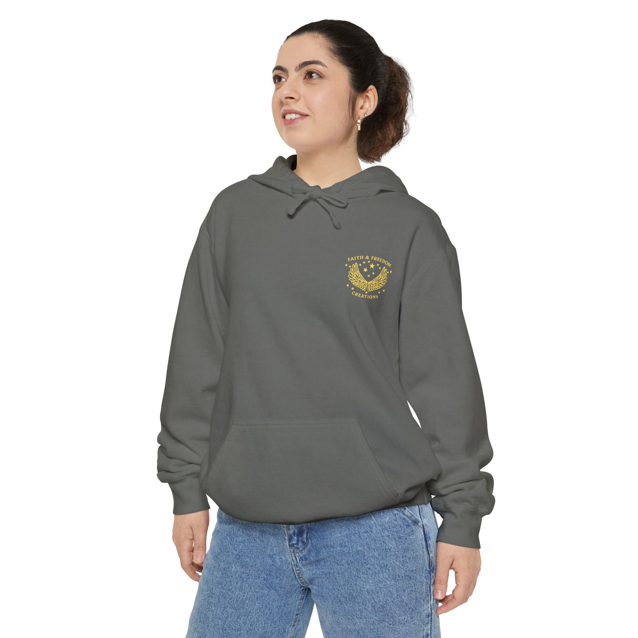 Manna Catering Co. – Hoodie | “Manna Review” Vintage Graphic – Five-Star Faith Series