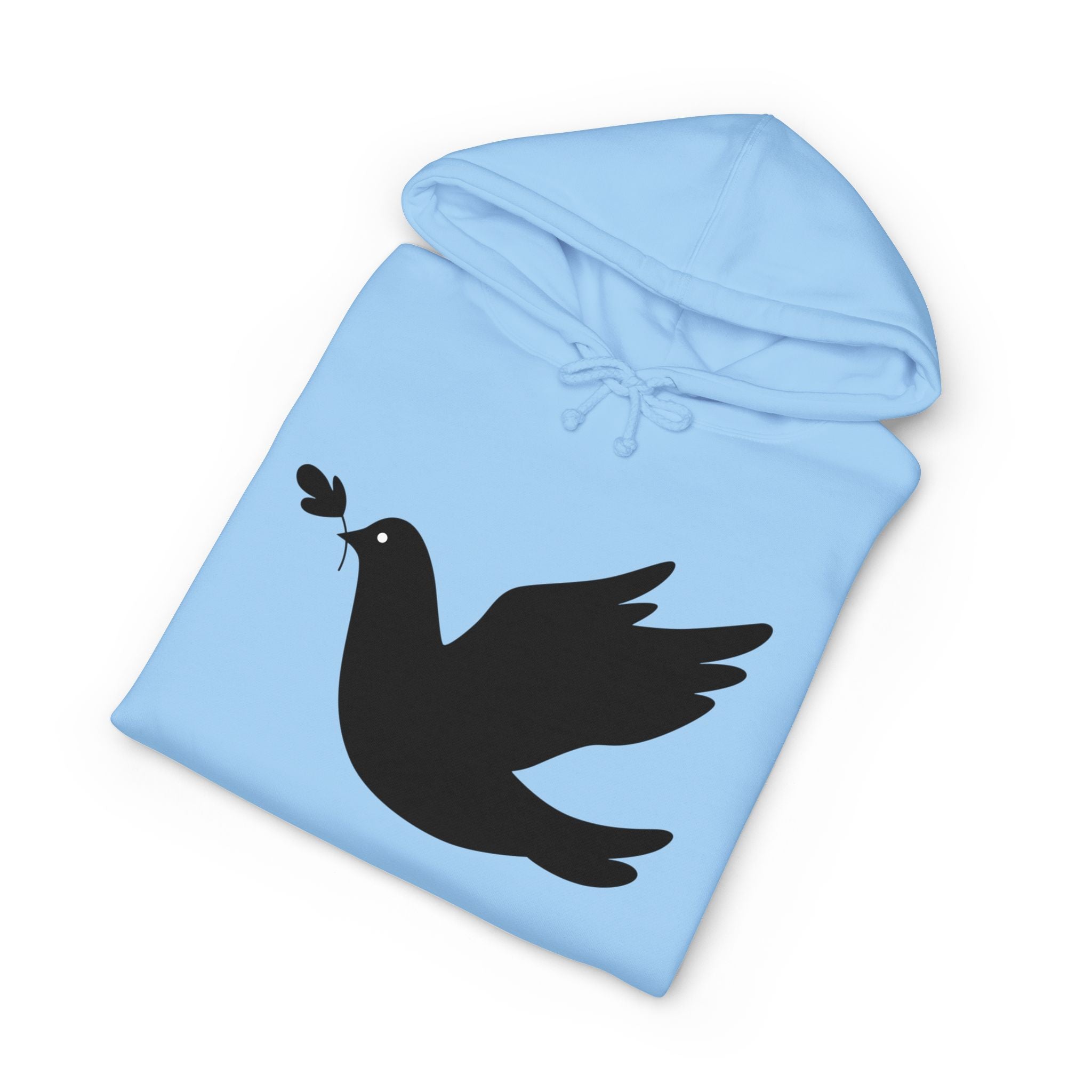 Psalm 27:1 Dove Hoodie – “The Lord is My Light & Salvation” Christian Sweatshirt | Faith Scripture Hoodie