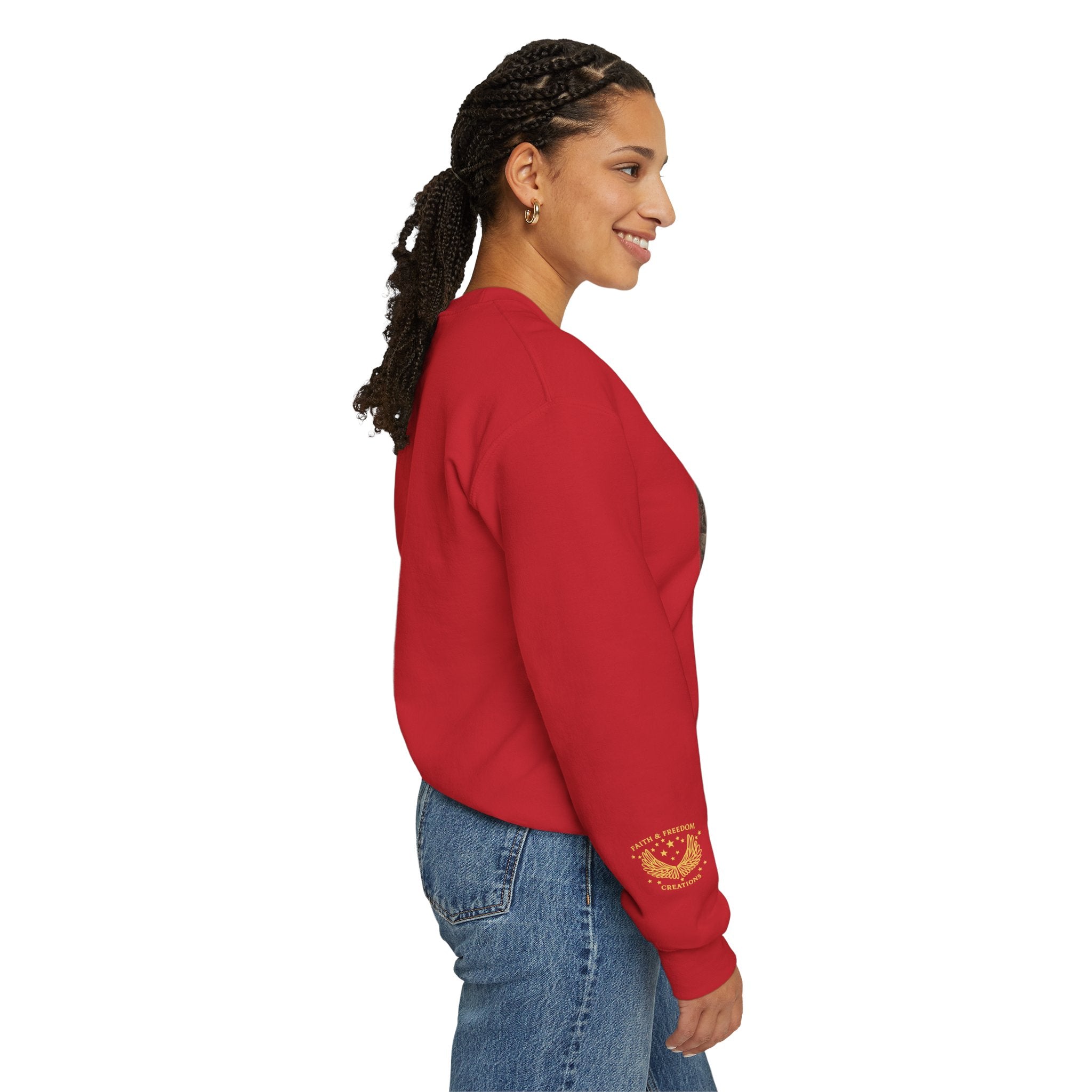 Noah – Crewneck Sweatshirt | “Ark Cruise Liner” Vintage Illustration – Five-Star Faith Series
