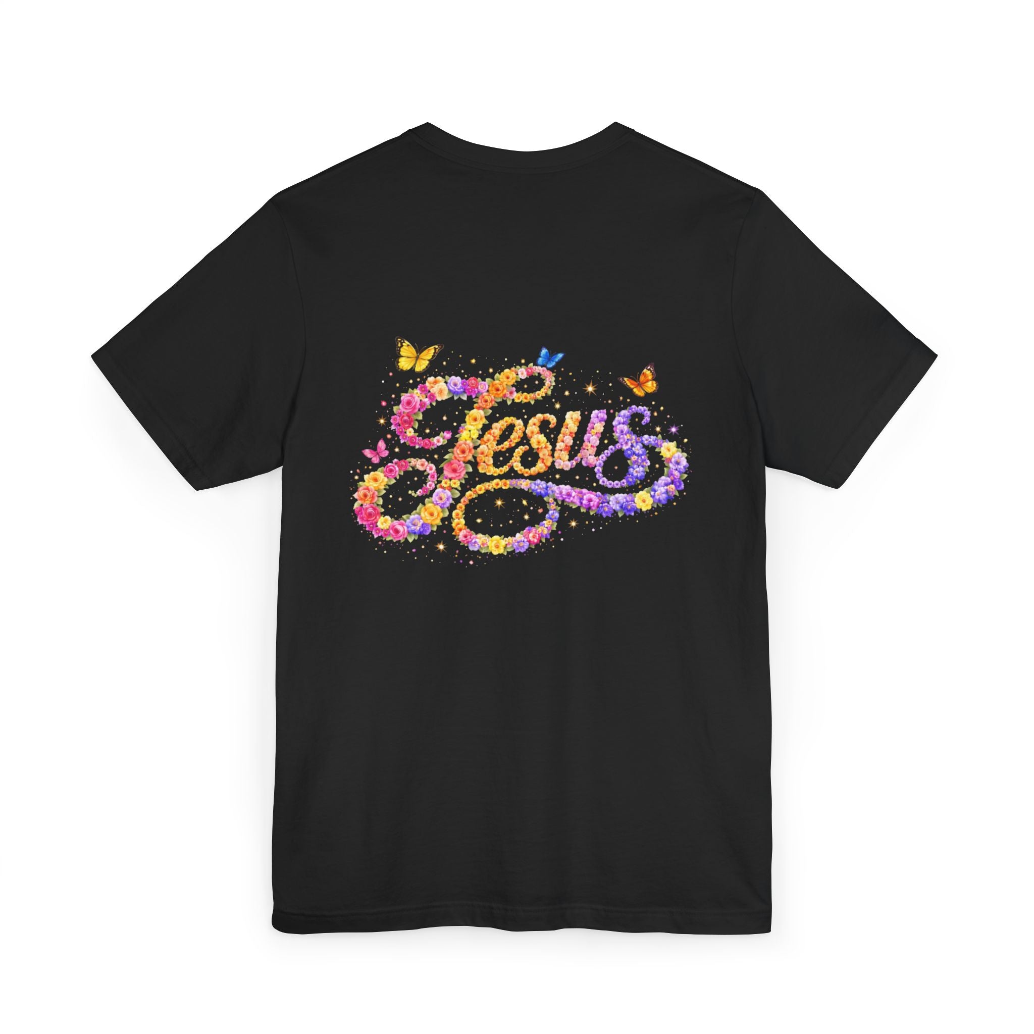 Floral Jesus Women's T-Shirt – Christian Faith Floral Tee | Inspirational Women's Shirt
