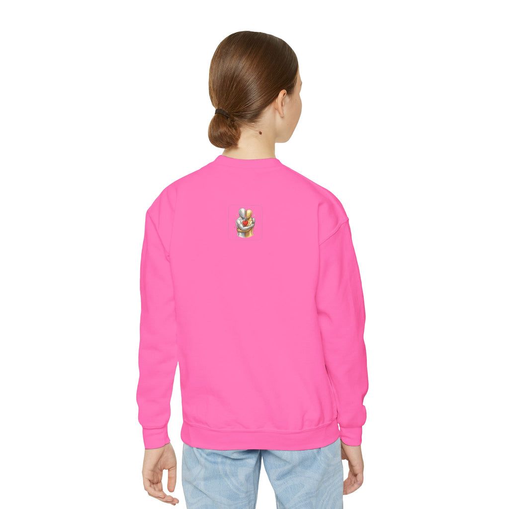 Kindness Changes Everything Youth Crewneck Sweatshirt – Inspirational Kids Pullove