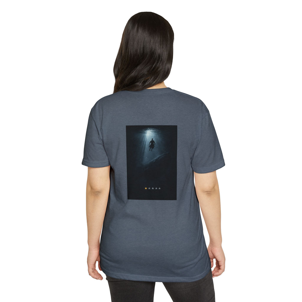 Jonah – Back Print T-Shirt | Atmospheric Deep Sea Graphic – Five-Star Faith Series
