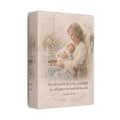 Grandmother and Granddaughter Satin Canvas Print — 3 John 1:4 Inspirational Wall Art