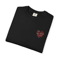 Jesus Loves Me Heart Garment-Dyed T-Shirt – Christian Faith Tee | Vintage Style Inspirational Shirt