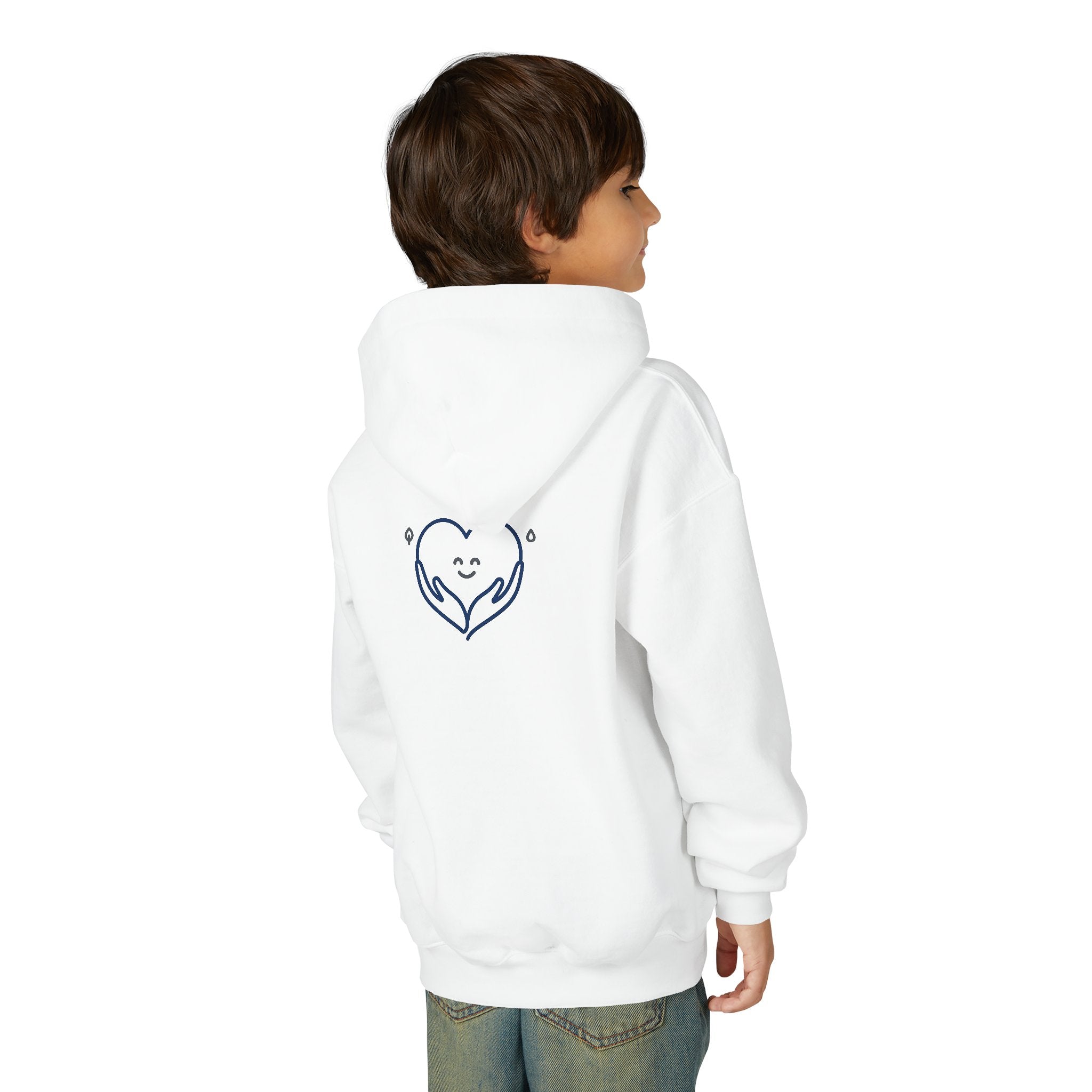 Youth Hoodie – “Kindness Changes Everything” Inspirational Kids Pullover