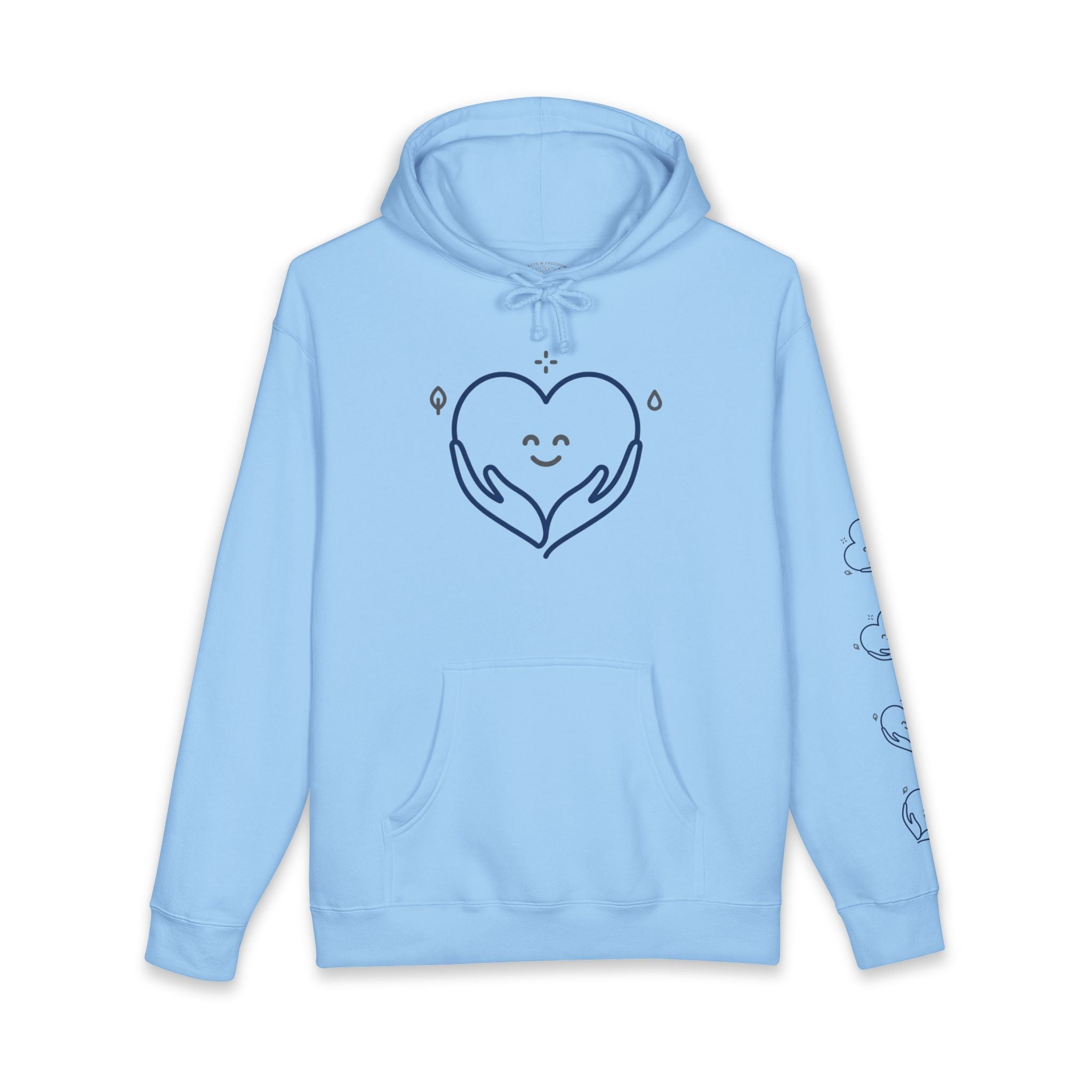 Kindness Changes Everything Hoodie – Heart Hands Graphic Inspirational Pullover