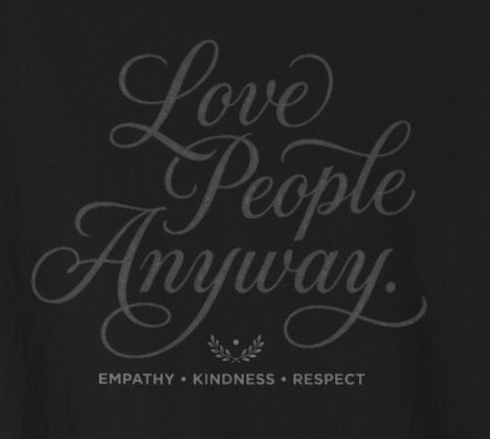 One Humanity T-Shirt – “One Humanity. Love Your Neighbor.” Earth Wings Graphic Tee
