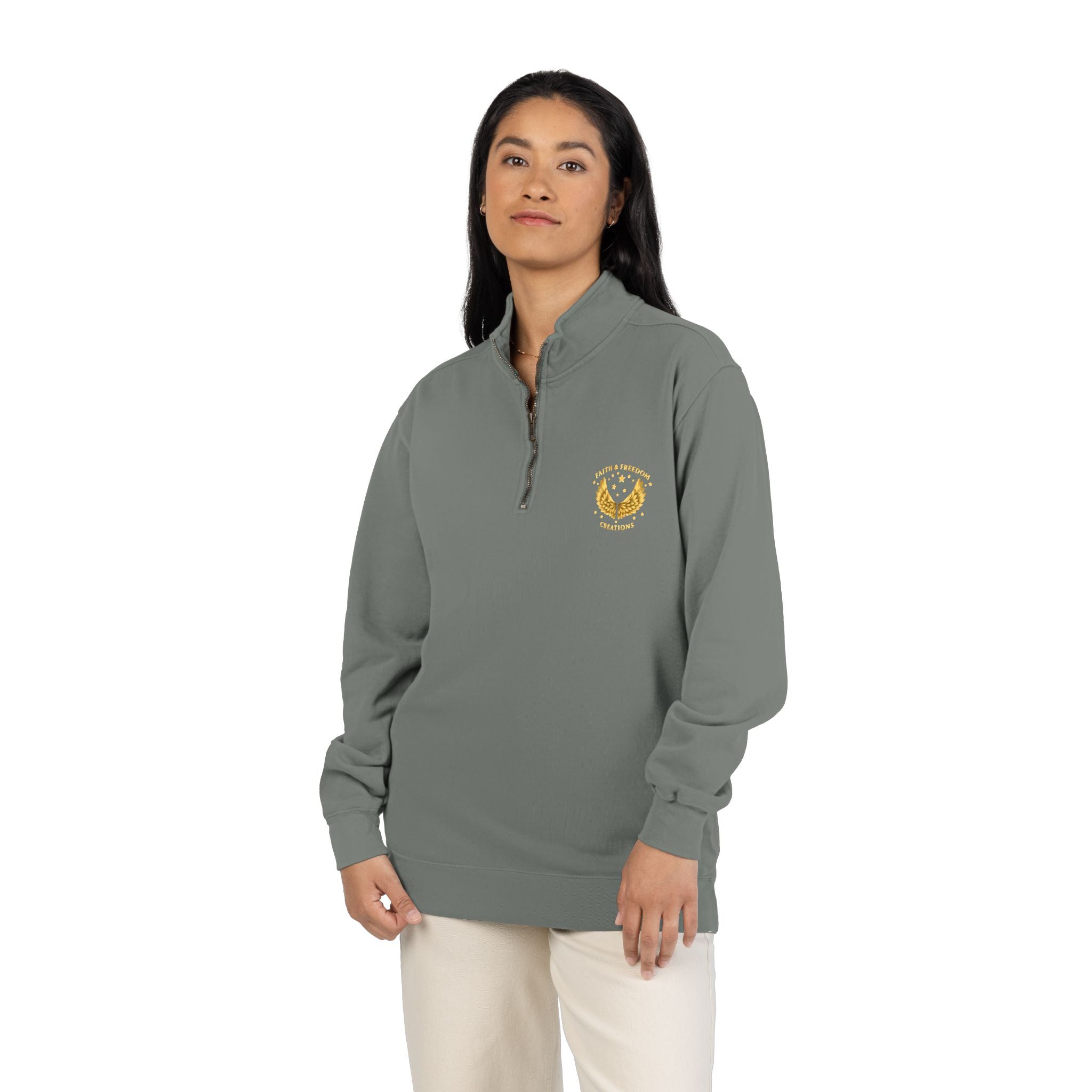 Noah – Quarter-Zip Sweatshirt | “No Room Service — Lots of Rain” Review – Five-Star Faith Series