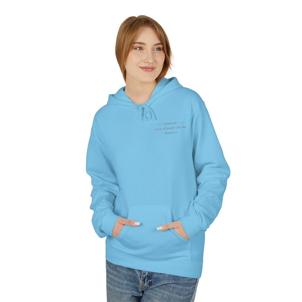 Prayer Hoodie – “O Hearer of Prayer” Psalm 65:2 Christian Pullover | Faith & Freedom Creations