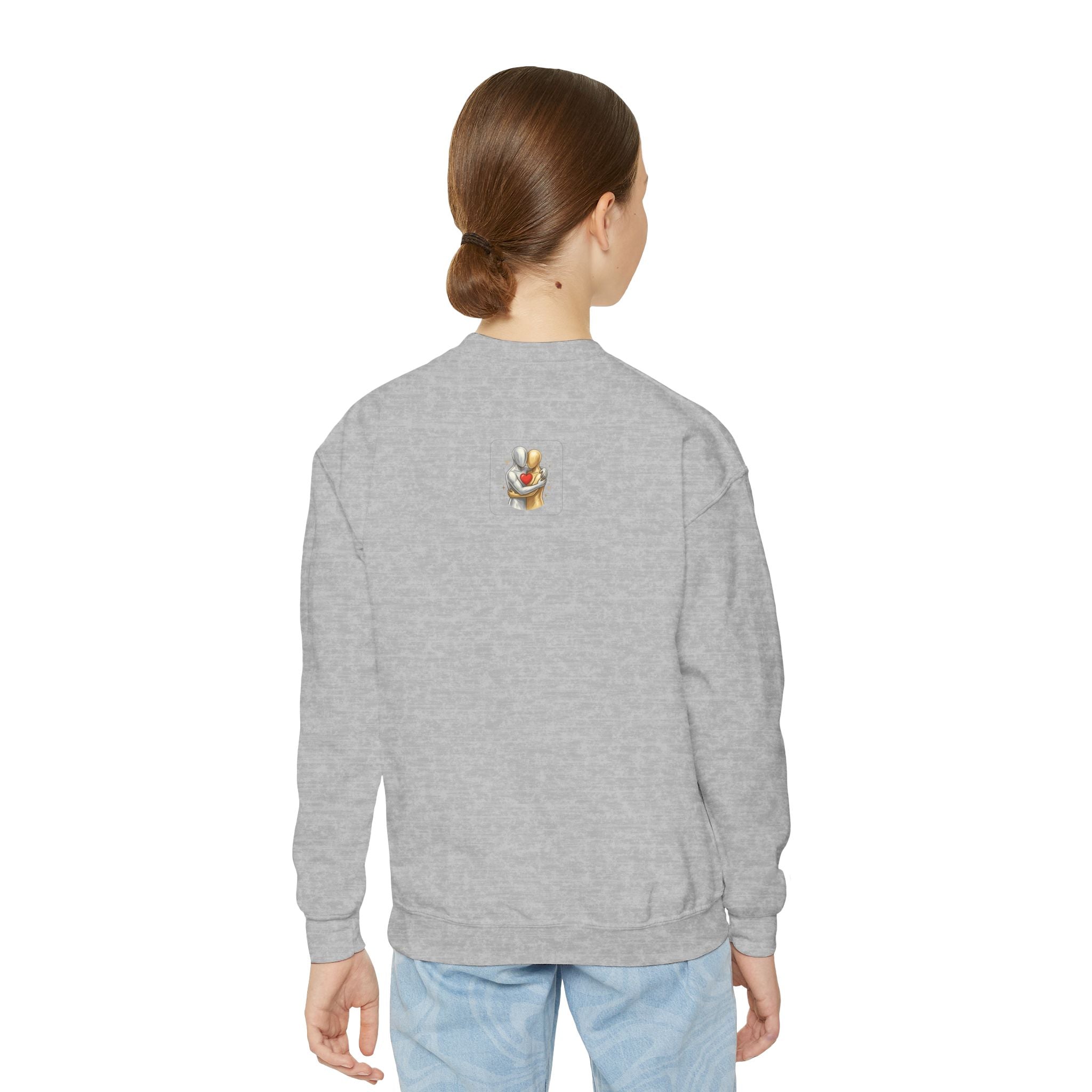 Kindness Changes Everything Youth Crewneck Sweatshirt – Inspirational Kids Pullove