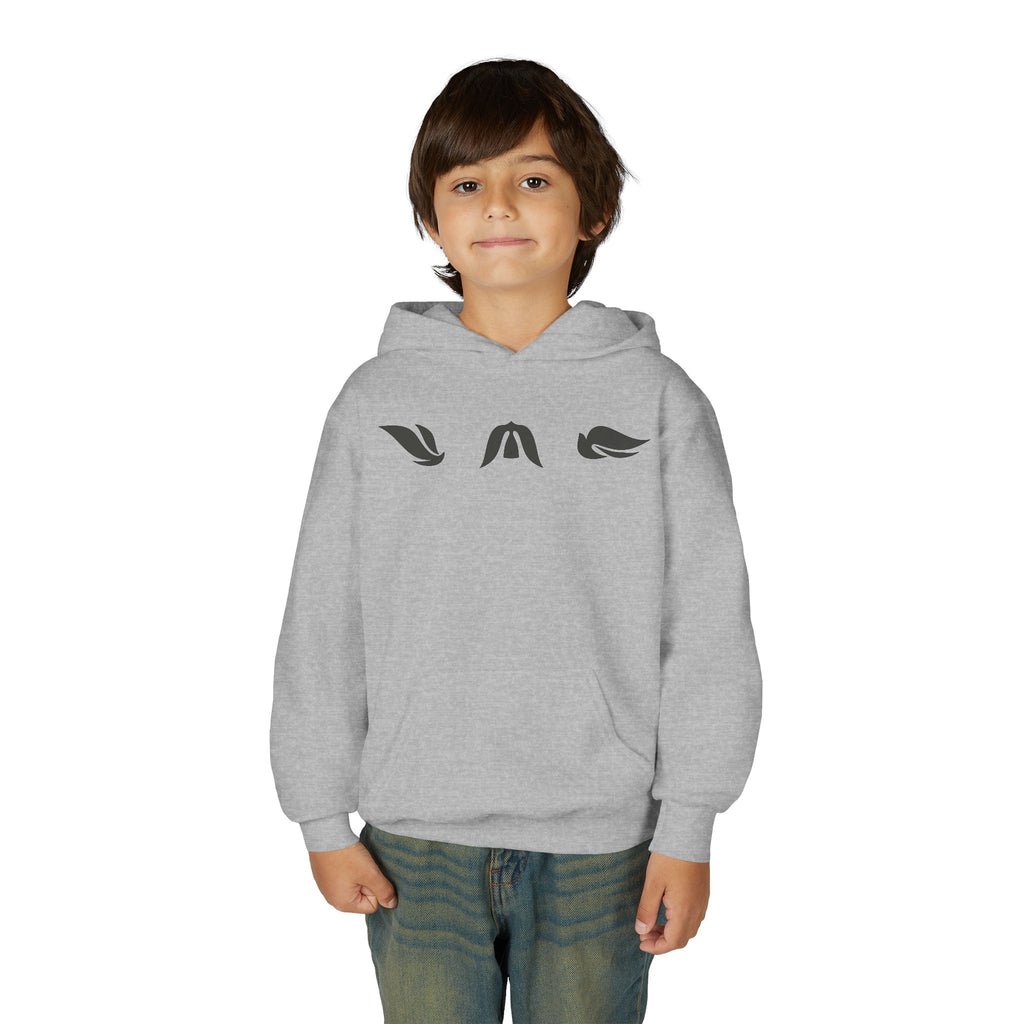 Youth “The Lord is My Light & Salvation” Hoodie – Psalm 27 Christian Kids Sweatshirt