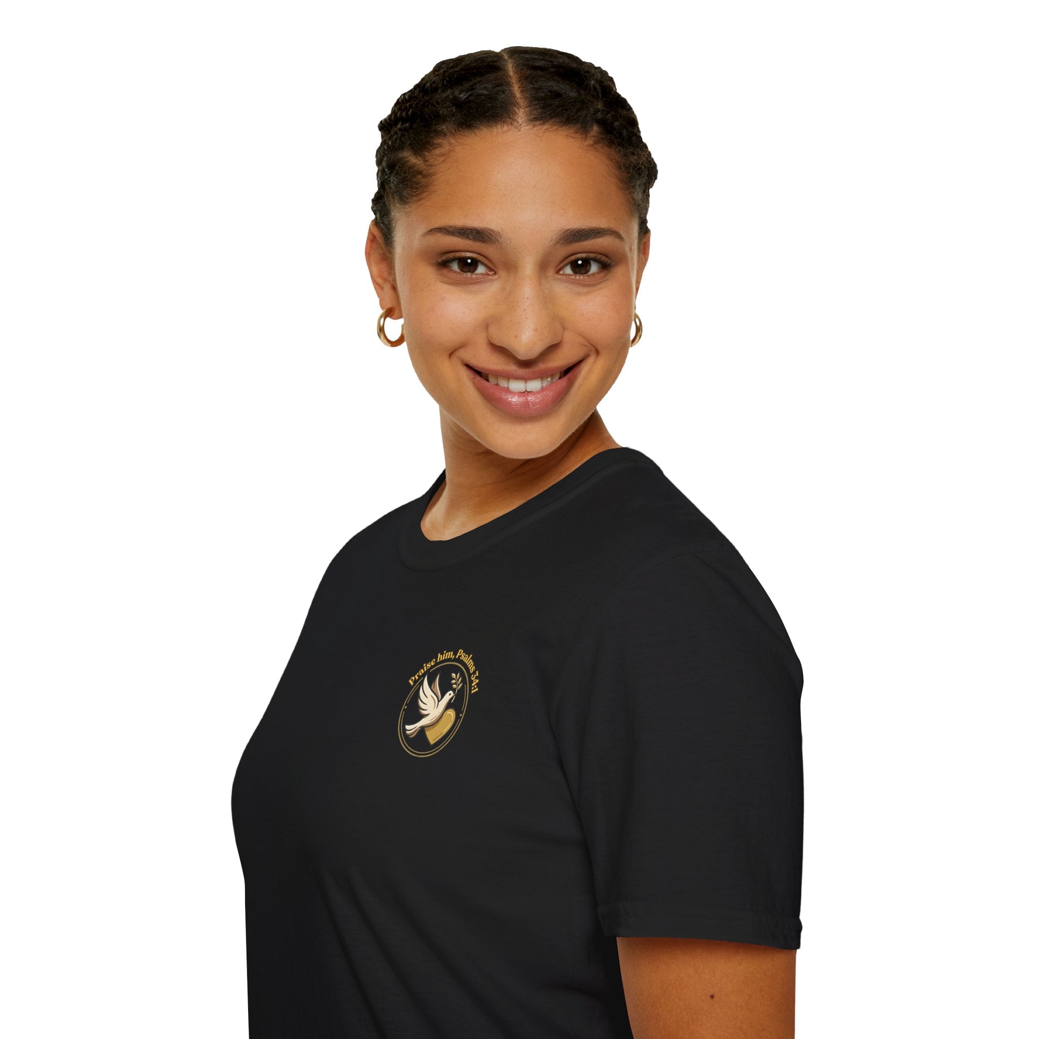 Dove of Peace Pocket T-Shirt | Pray Love Remember Christian Tee | Faith Freedom Creations