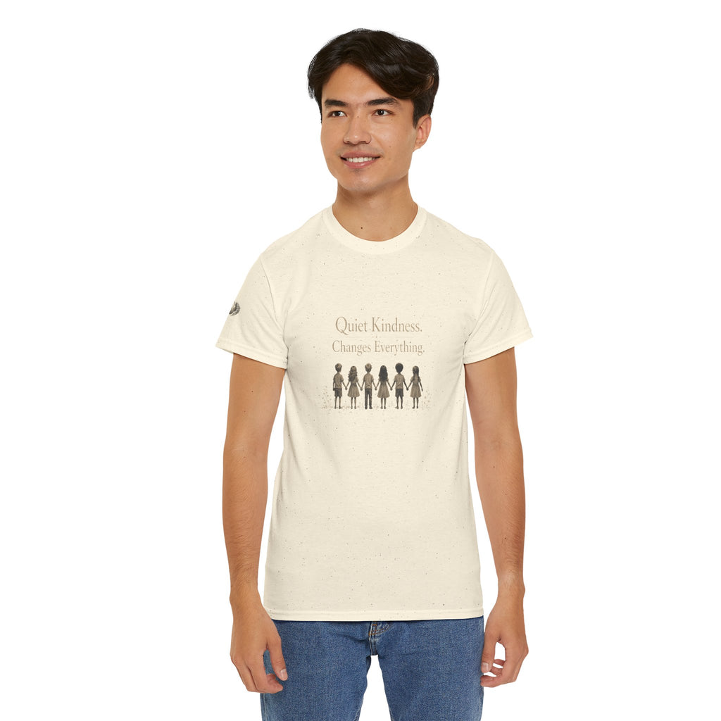 Kindness Graphic Tee – “Quiet Kindness Changes Everything” Inspirational T-Shirt