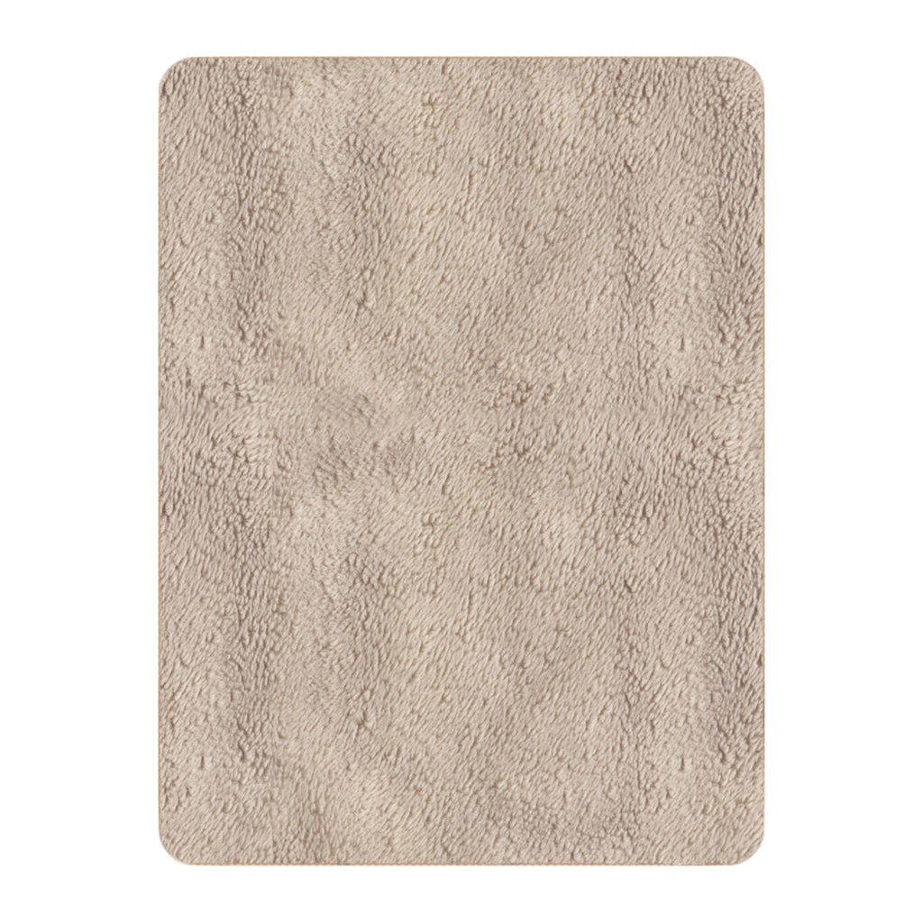 Jesus Is Peace Sherpa Blanket — Cozy Tan Christian Throw