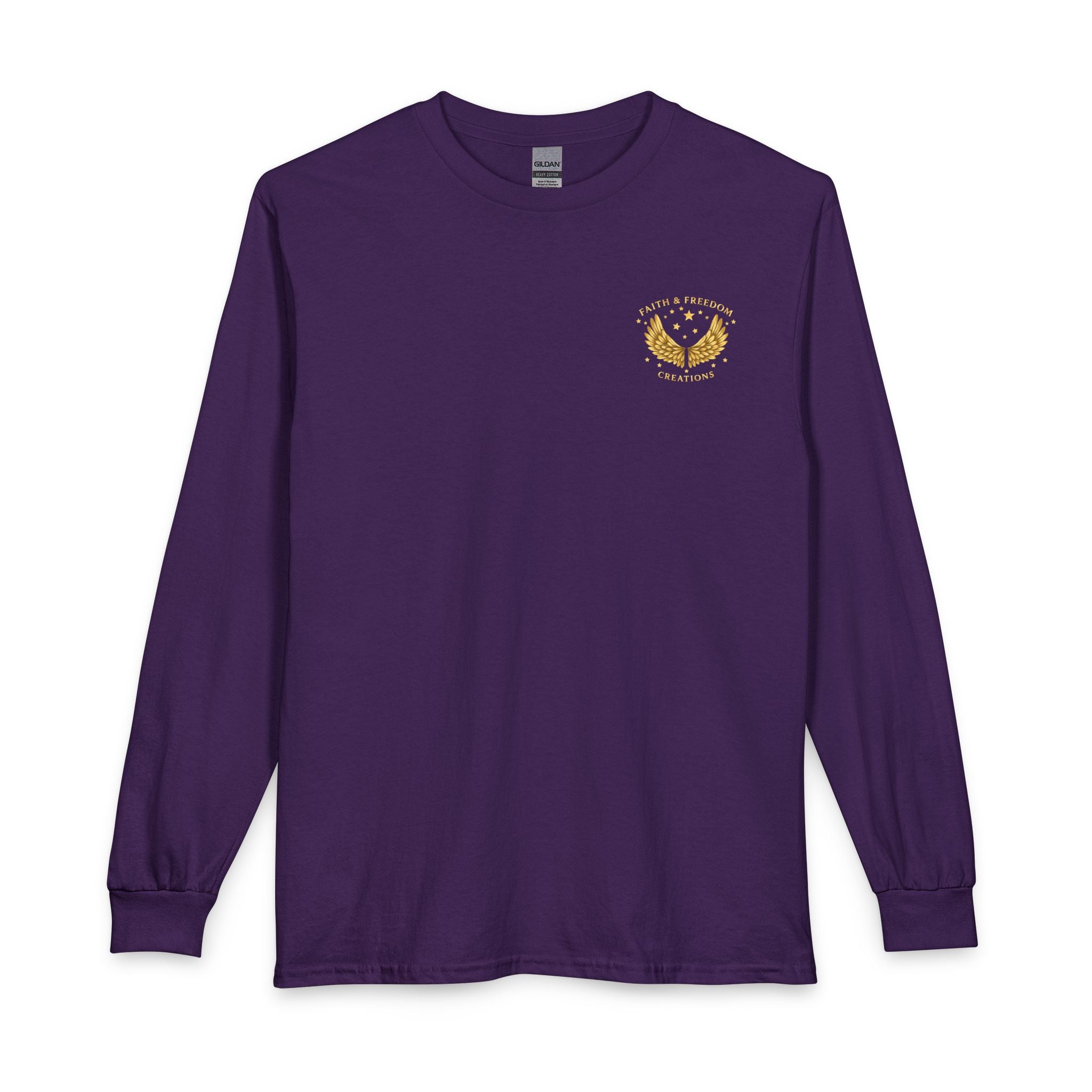Abraham – Long Sleeve Tee | “Trusted the Promise” Faith Graphic – Five-Star Faith Series