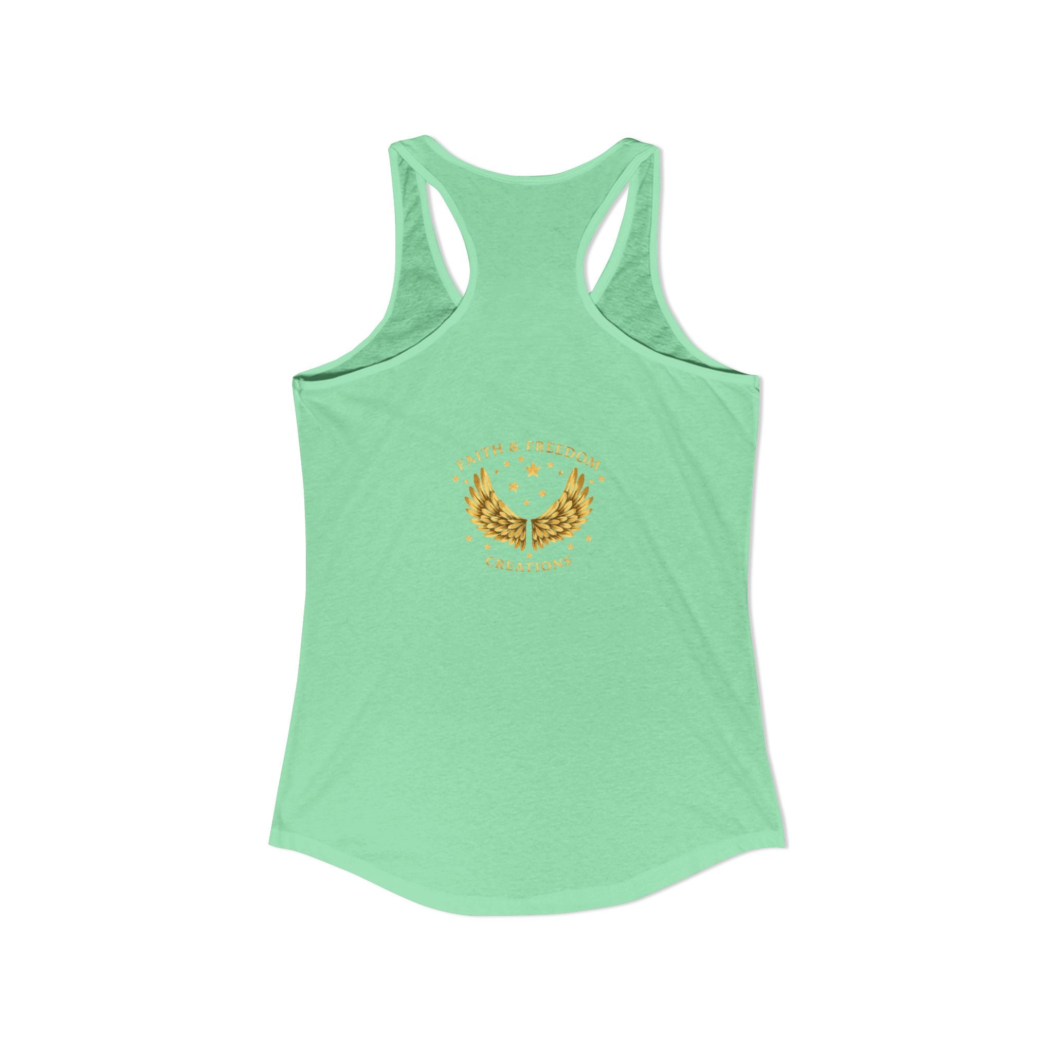 Cherish Loyalty – Women’s Racerback Tank | Inspirational Faith Graphic