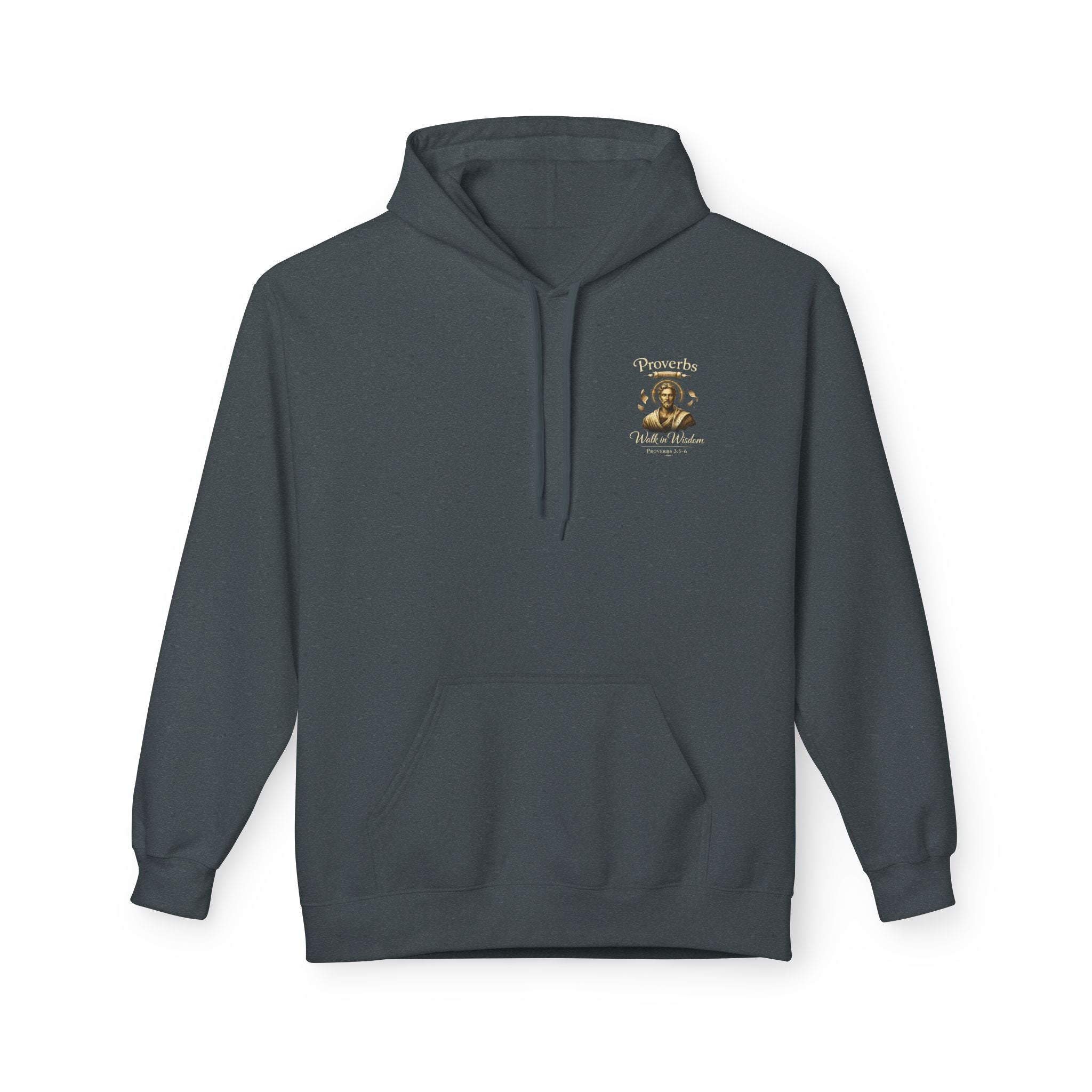Proverbs “Trust in the Lord” Hoodie – Christian Scripture Pullover | Proverbs 3:5 Faith Sweatshirt