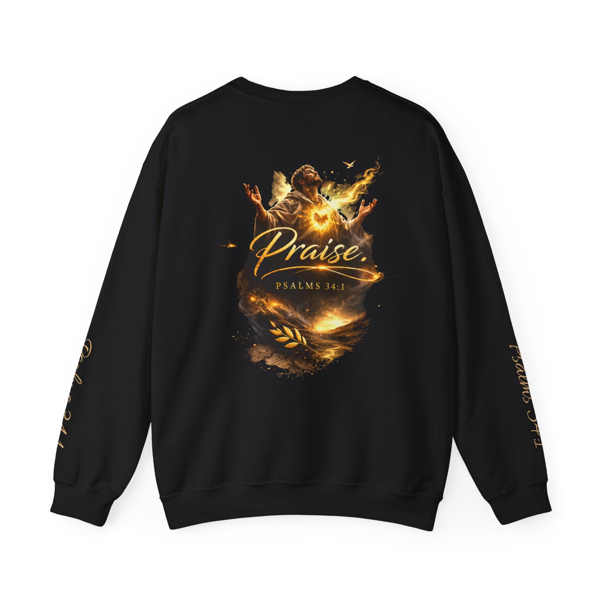 Praise Psalm 150 Sweatshirt | Christian Faith Crewneck Pullover | Inspirational Worship Apparel