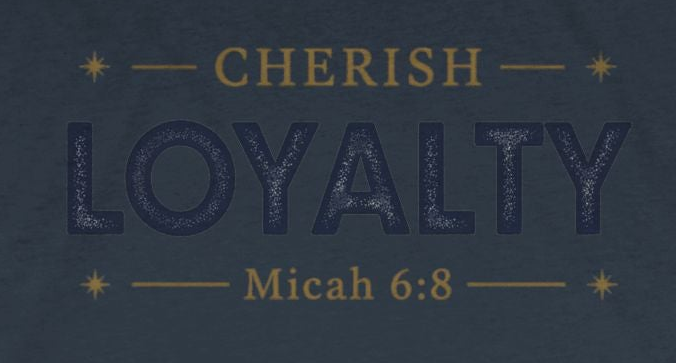 Cherish Loyalty – Women’s Racerback Tank | Inspirational Faith Graphic