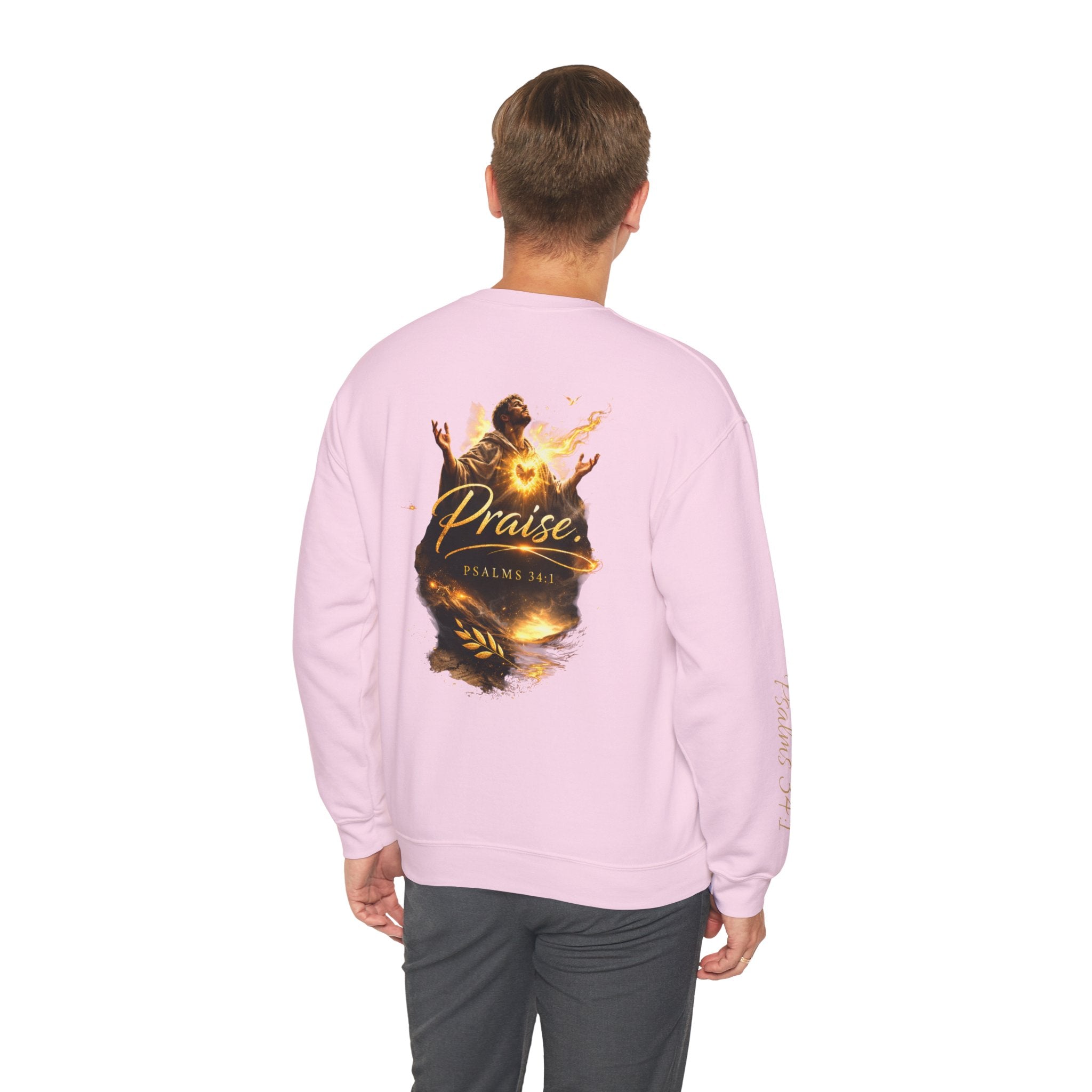 Praise Psalm 150 Sweatshirt | Christian Faith Crewneck Pullover | Inspirational Worship Apparel