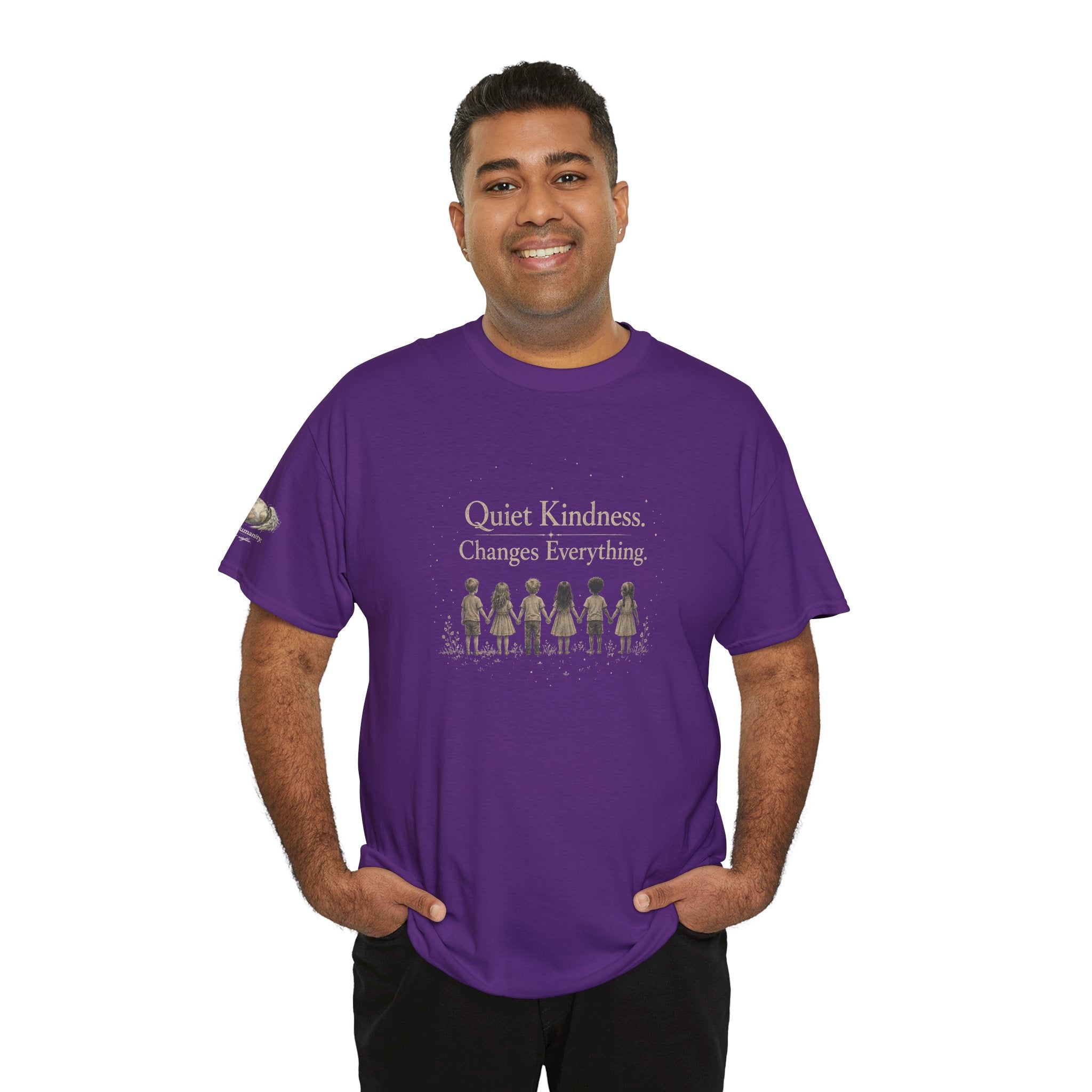 Kindness Graphic Tee – “Quiet Kindness Changes Everything” Inspirational T-Shirt
