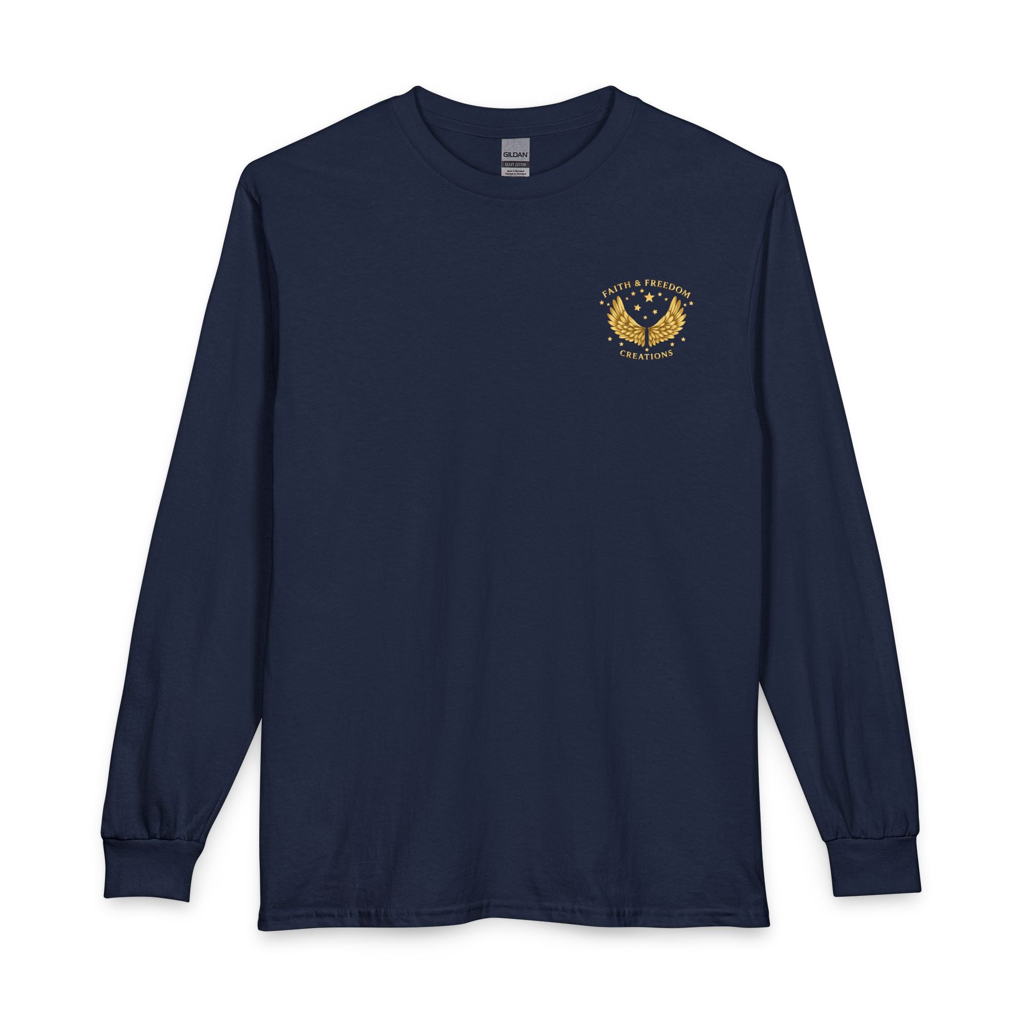 Abraham – Long Sleeve Tee | “Trusted the Promise” Faith Graphic – Five-Star Faith Series