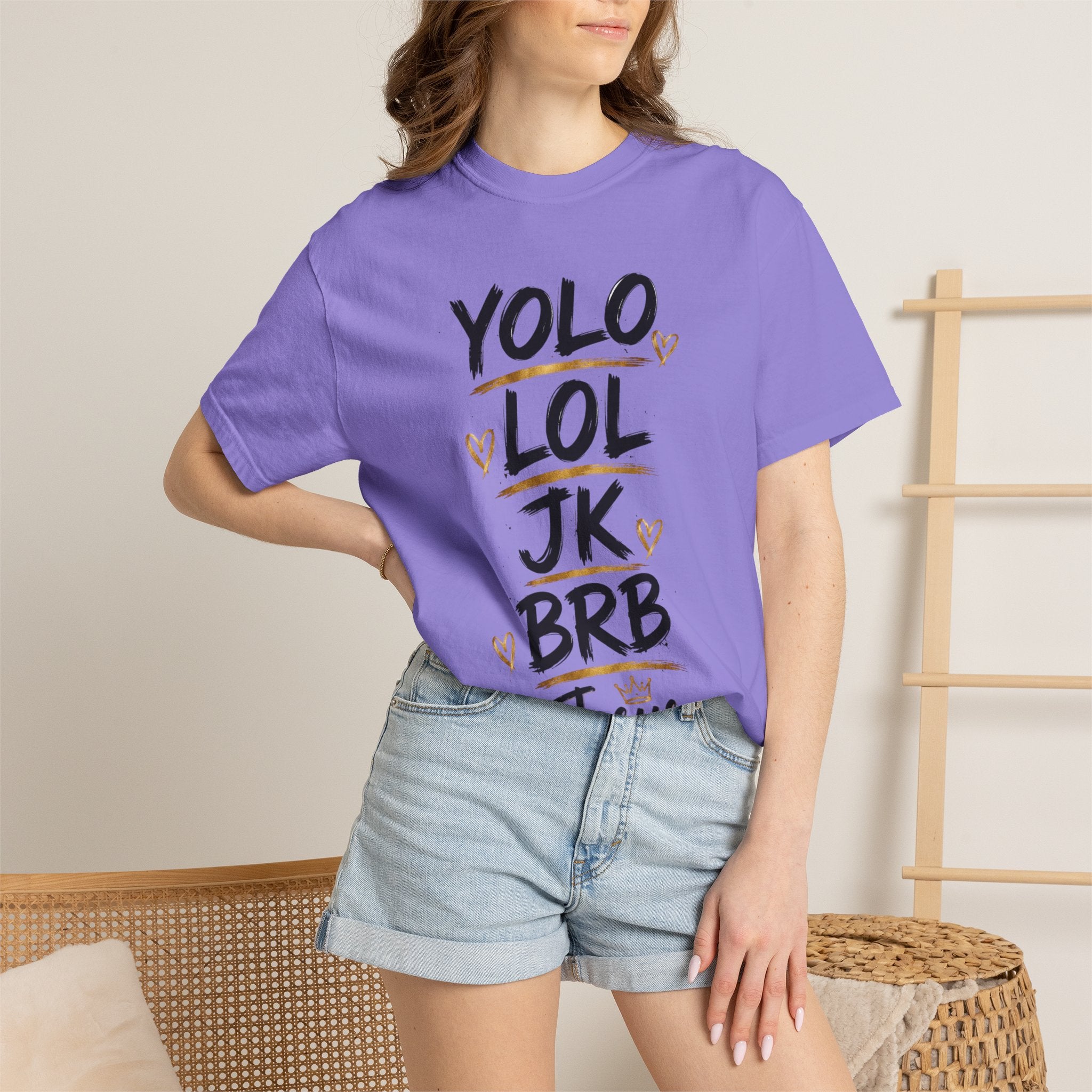 YOLO LOL JK BRB ~Jesus T-Shirt | Comfort Colors® Christian Graphic Tee