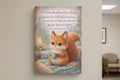 Woodland Fox Jeremiah 29:11 Canvas — Scripture Nursery Wall Art
