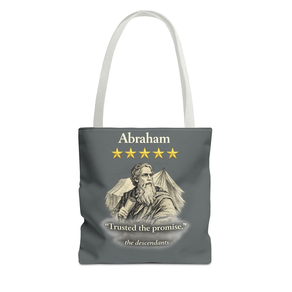 Abraham – Tote Bag | “Trusted the Promise” Patriarch Graphic – Five-Star Faith Series