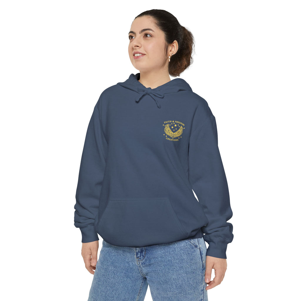 Manna Catering Co. – Hoodie | “Manna Review” Vintage Graphic – Five-Star Faith Series