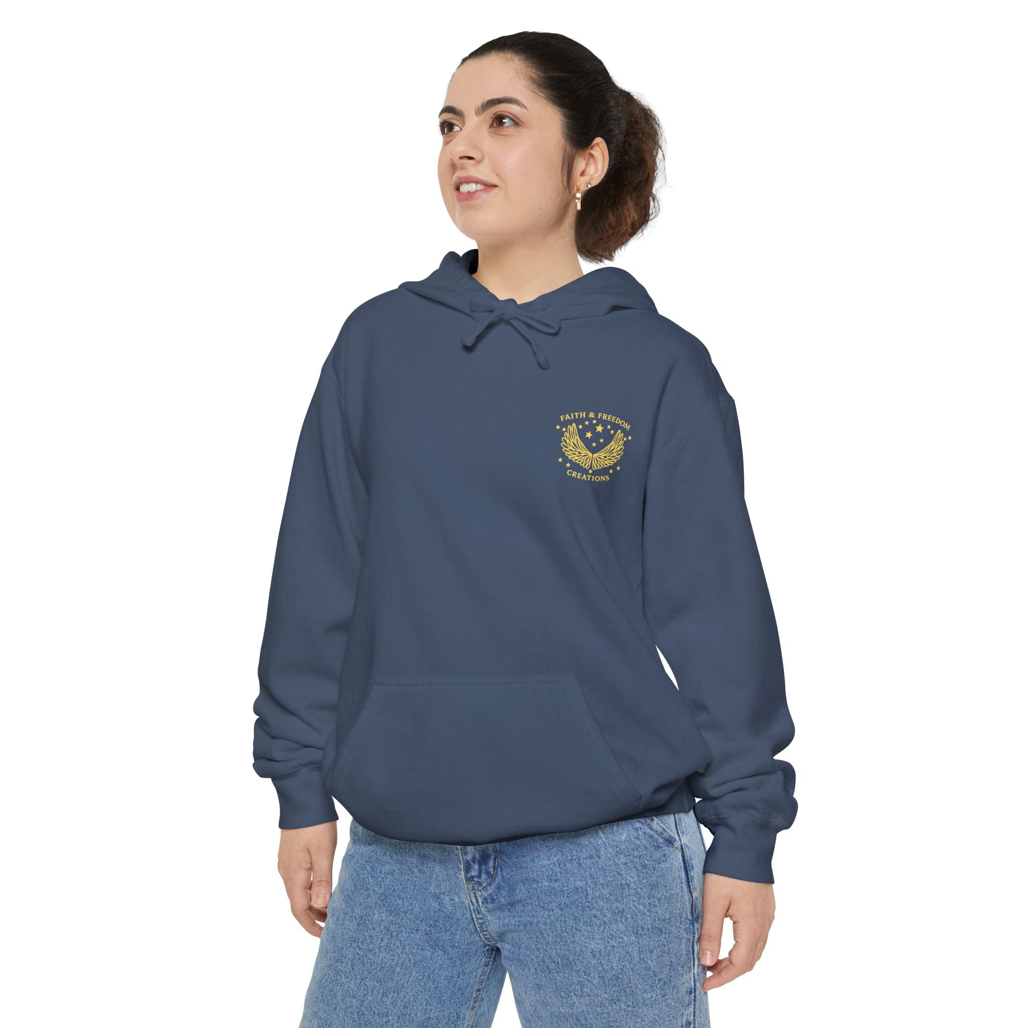 Manna Catering Co. – Hoodie | “Manna Review” Vintage Graphic – Five-Star Faith Series